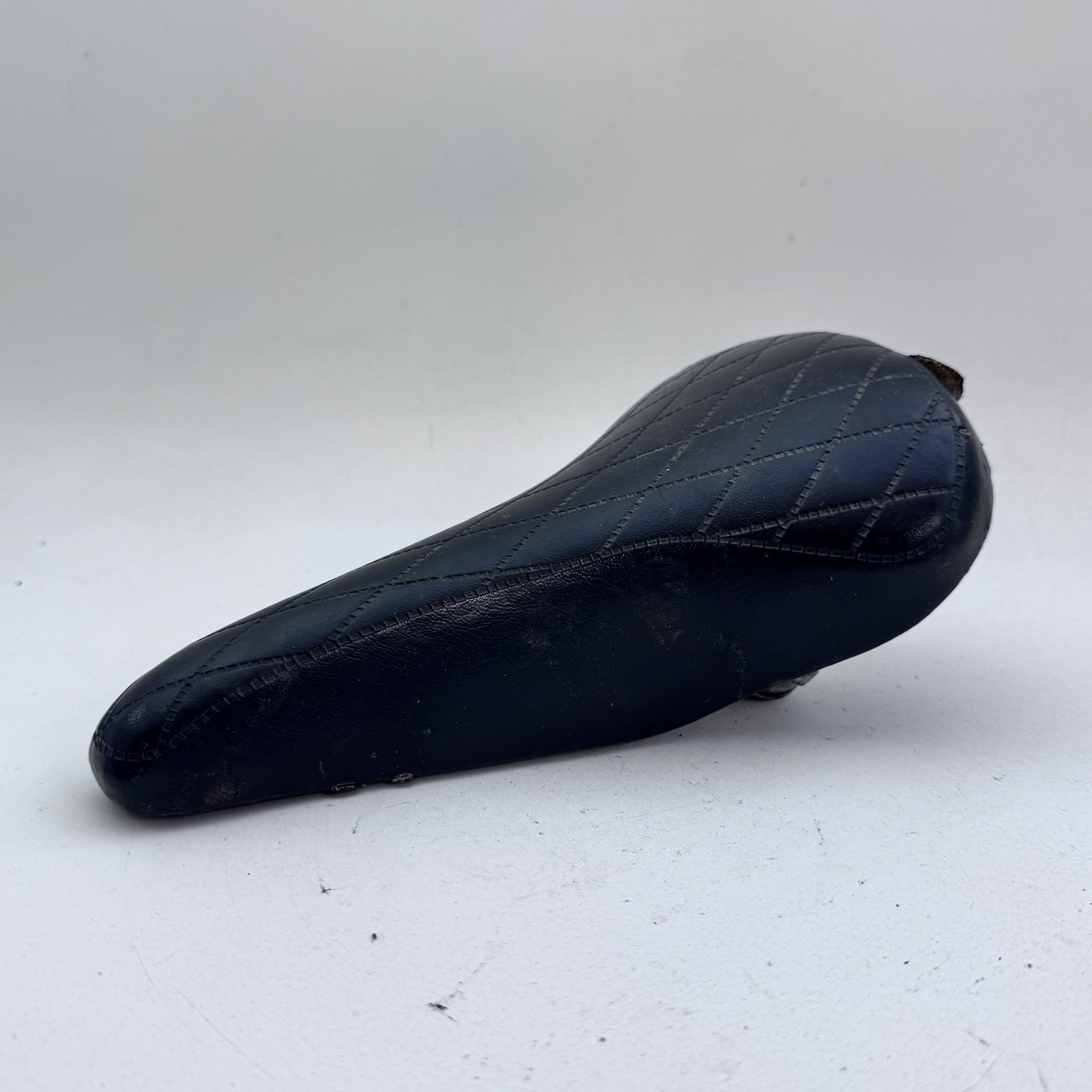 Vintage Kashima KSM Hi-Soft 16 Bicycle Saddle Seat Black Quilted Nylon 6 A70