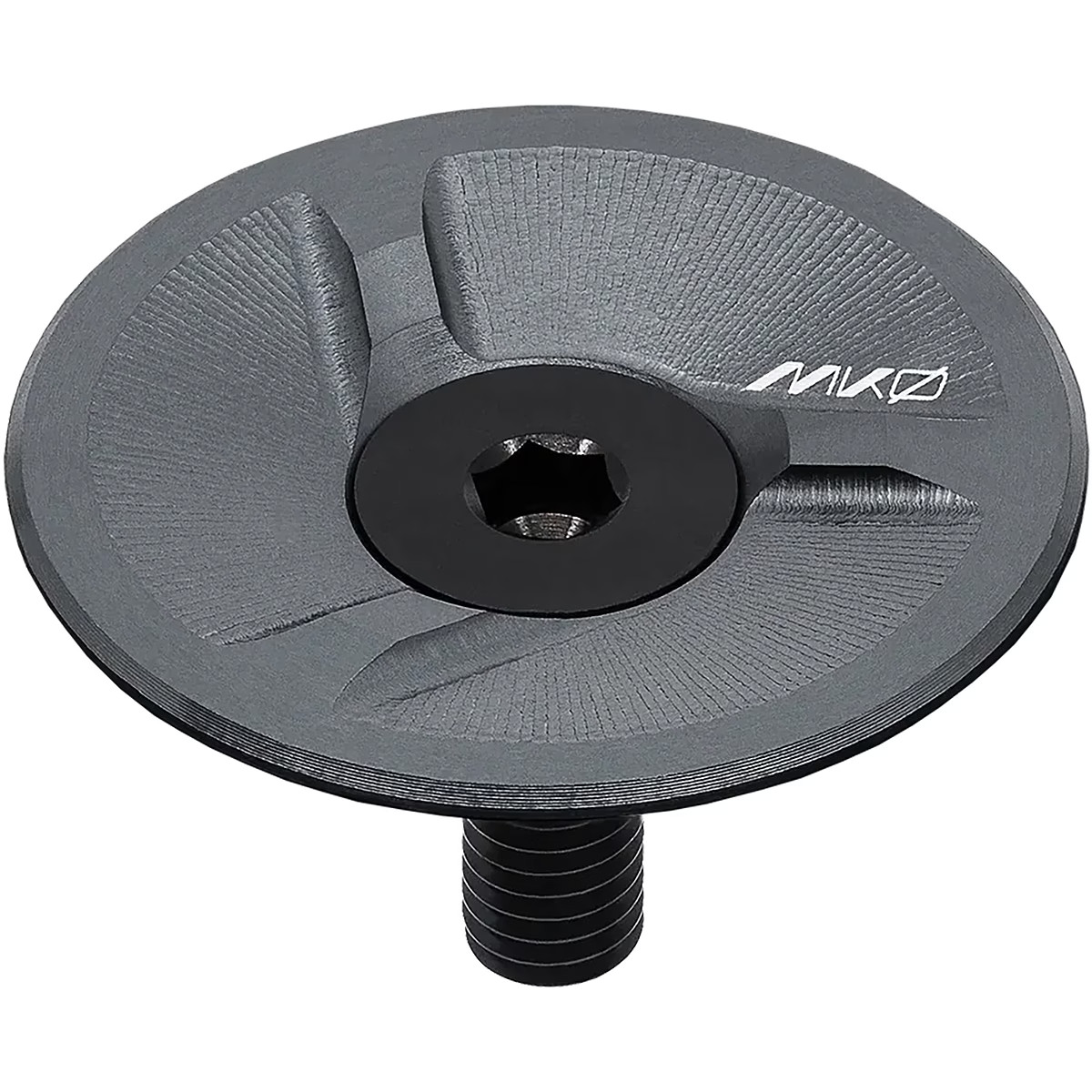 Wolf Tooth Components MK0 Low Profile Stem Cap Shadow Gray, One Size