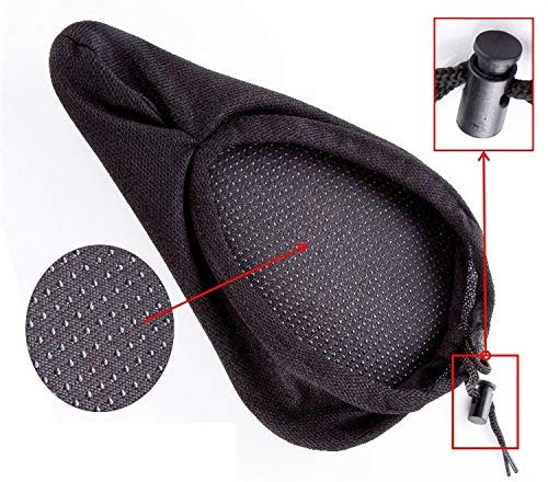Waterproof Gel Bike Seat Cushion Cover Soft Padded Bike Seat Pad Cover