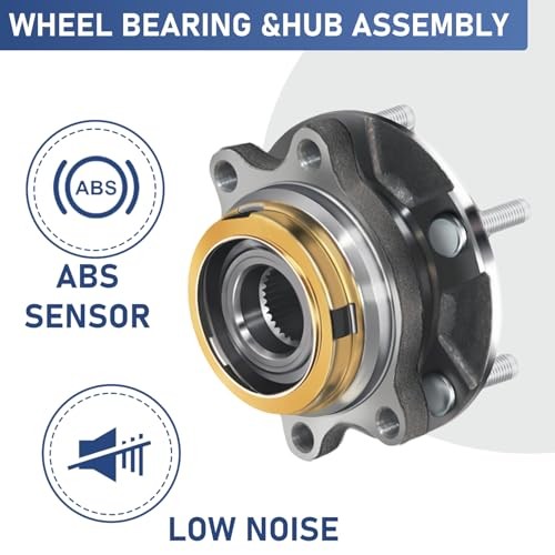 2Pcs 513296 Front Wheel Hub & Bearings for Nissan Maxima Quest Murano