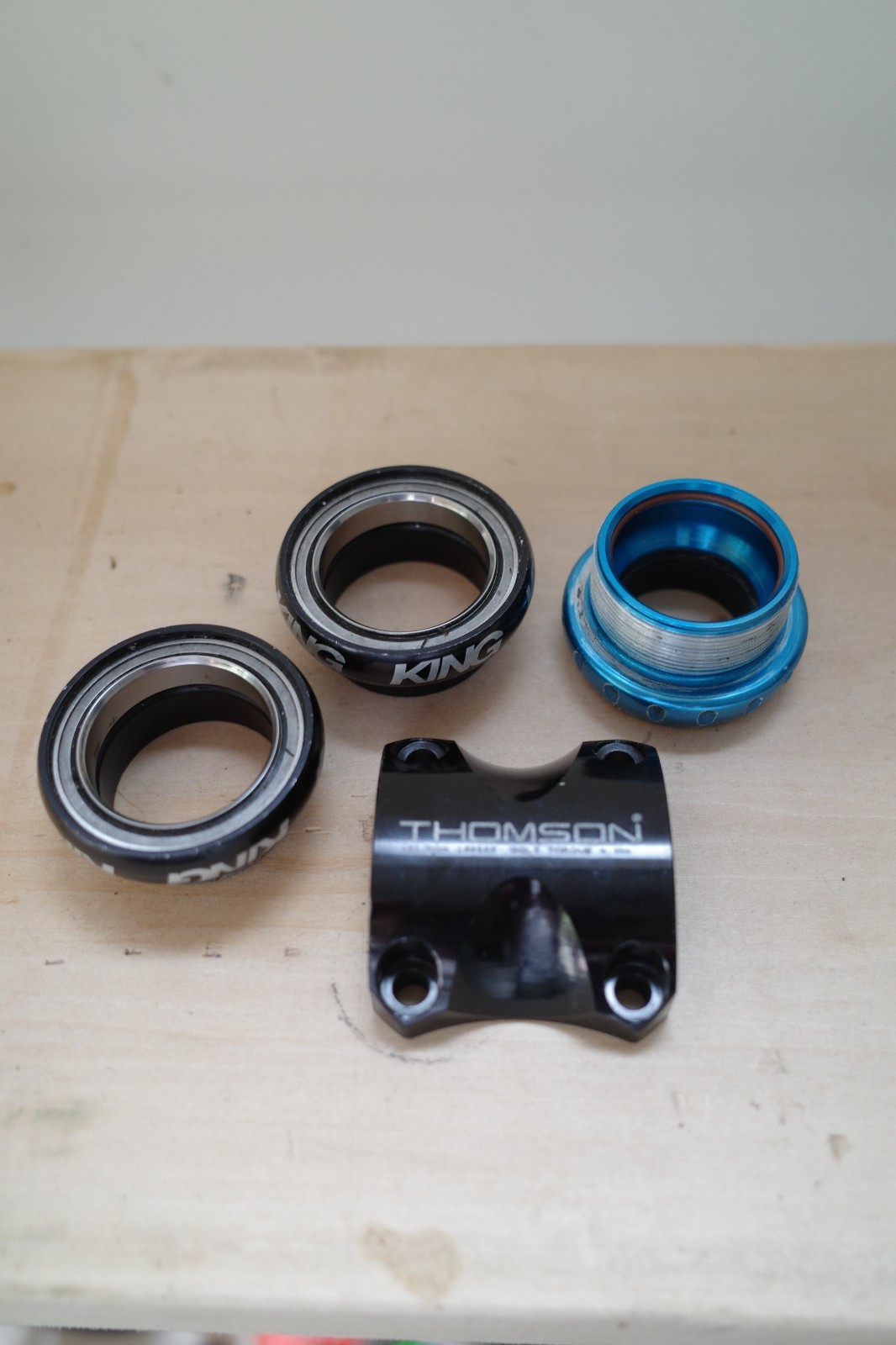 Lot of Chris King Headset 1- 1/8″ Thomson Faceplate Parts