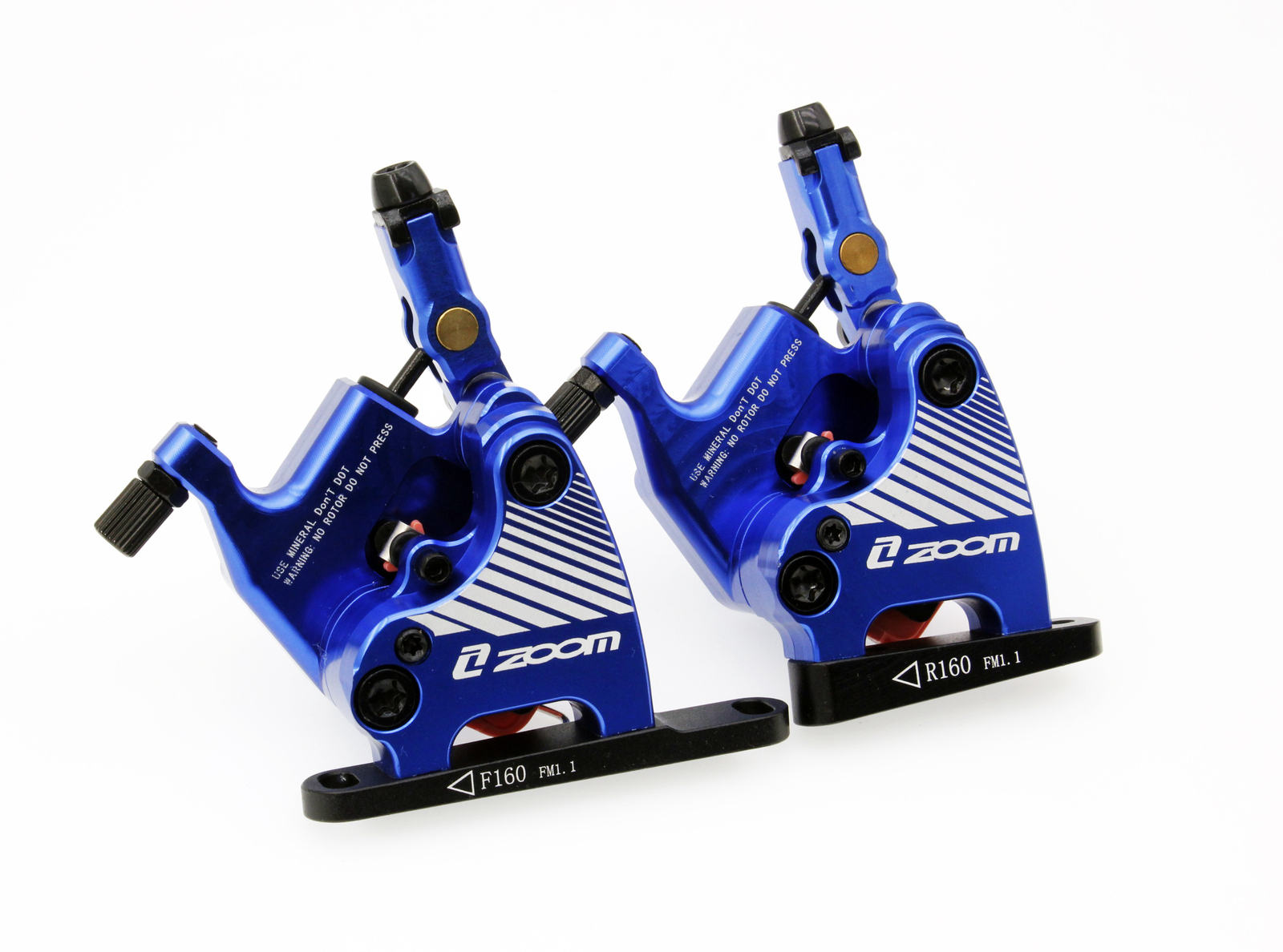 ZOOM HB110 Semi Hydraulic Flat Mount Disc Brake Caliper Set for Road Bike CX