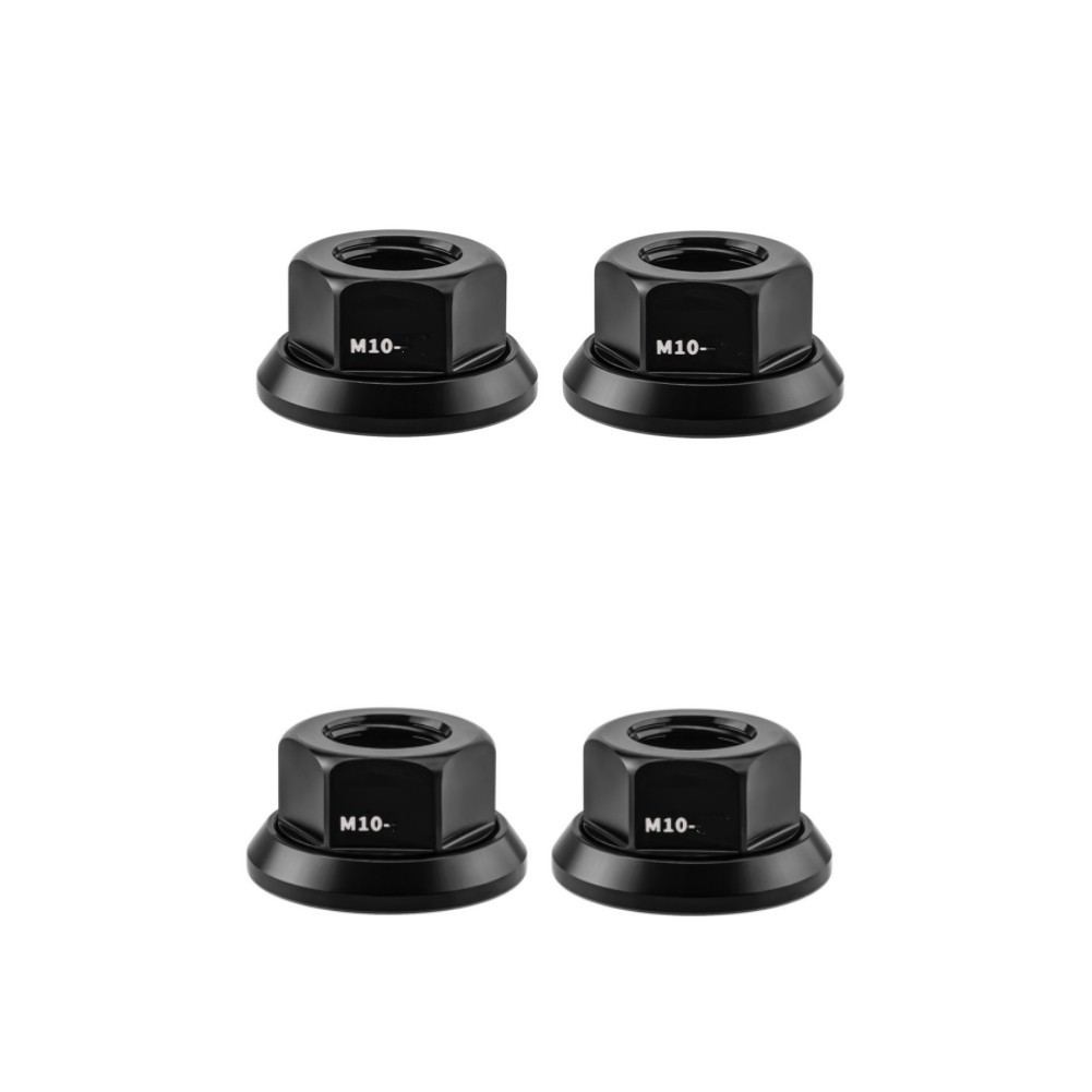 4 Pcs Hub Nuts 7075 Aluminum Alloy for Bike Wheel Hub Installation Fixing