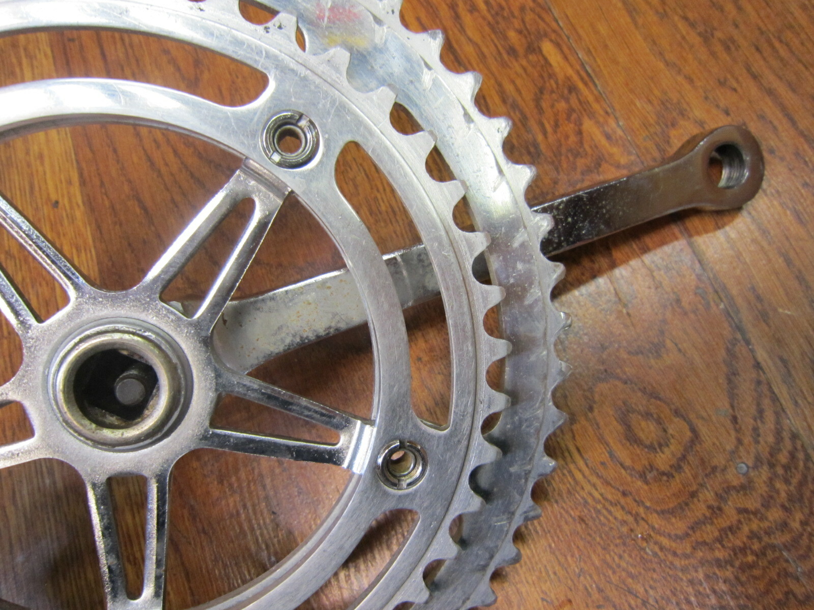 VINTAGE NERVAR SPORT 170L 52/42T SQUARE TAPER CRANK SET