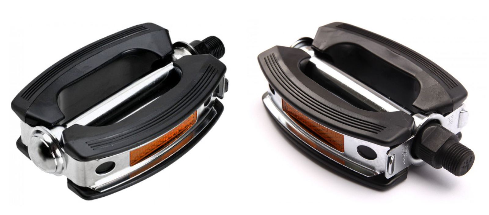 VP-813 1/2″ classic bow rubber block bicycle cruiser vintage-style pedals