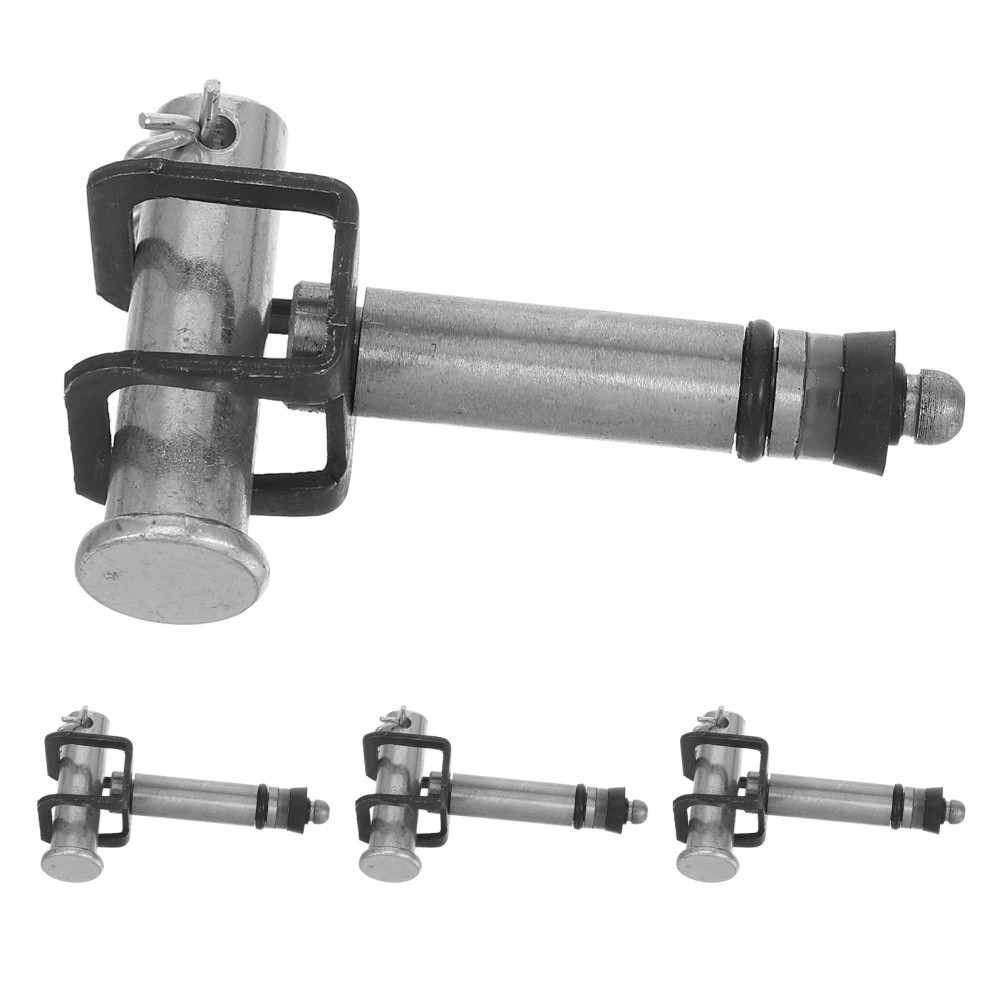 4Pcs Hydraulic Jack Pump Core Metal Parts for Floor Jack Repair Silver Durable