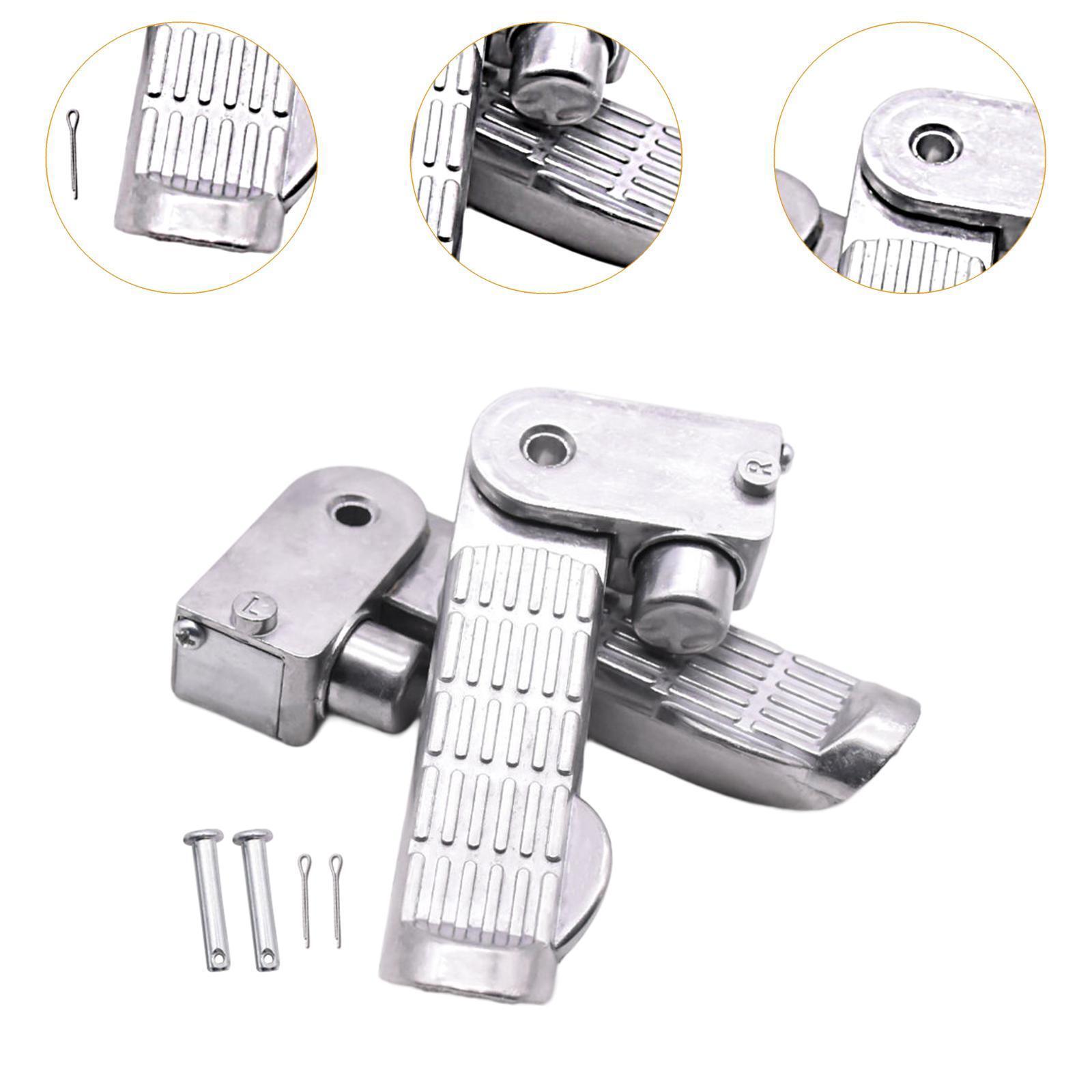 Universal Motorbike Footrest Foot Peg Accessory for E-bike Scooter Folding