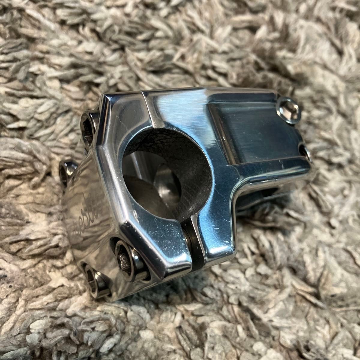 Arestic AG Stem BMX Titanium Bolt 30mm Reach Polished Used