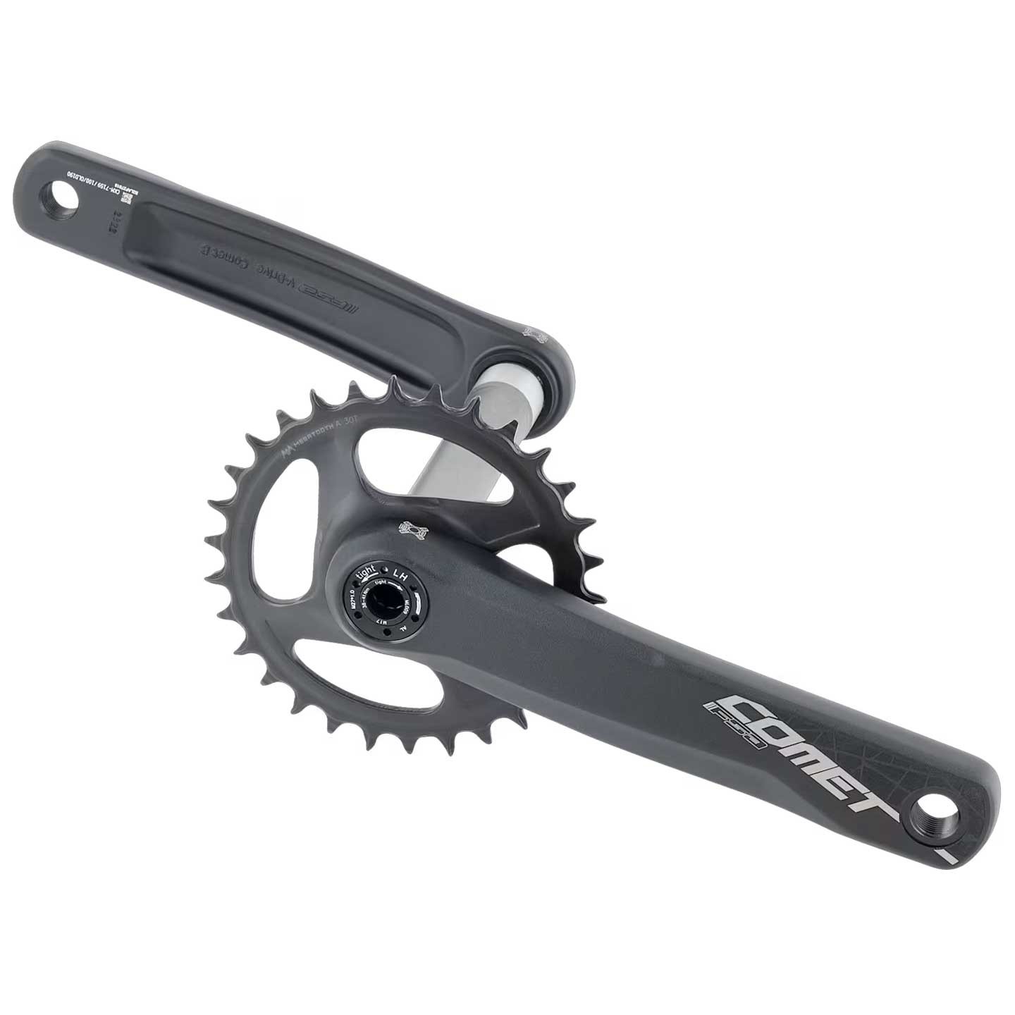 FSA Comet Fat Bike Crankset 1x 175mm 30T Black