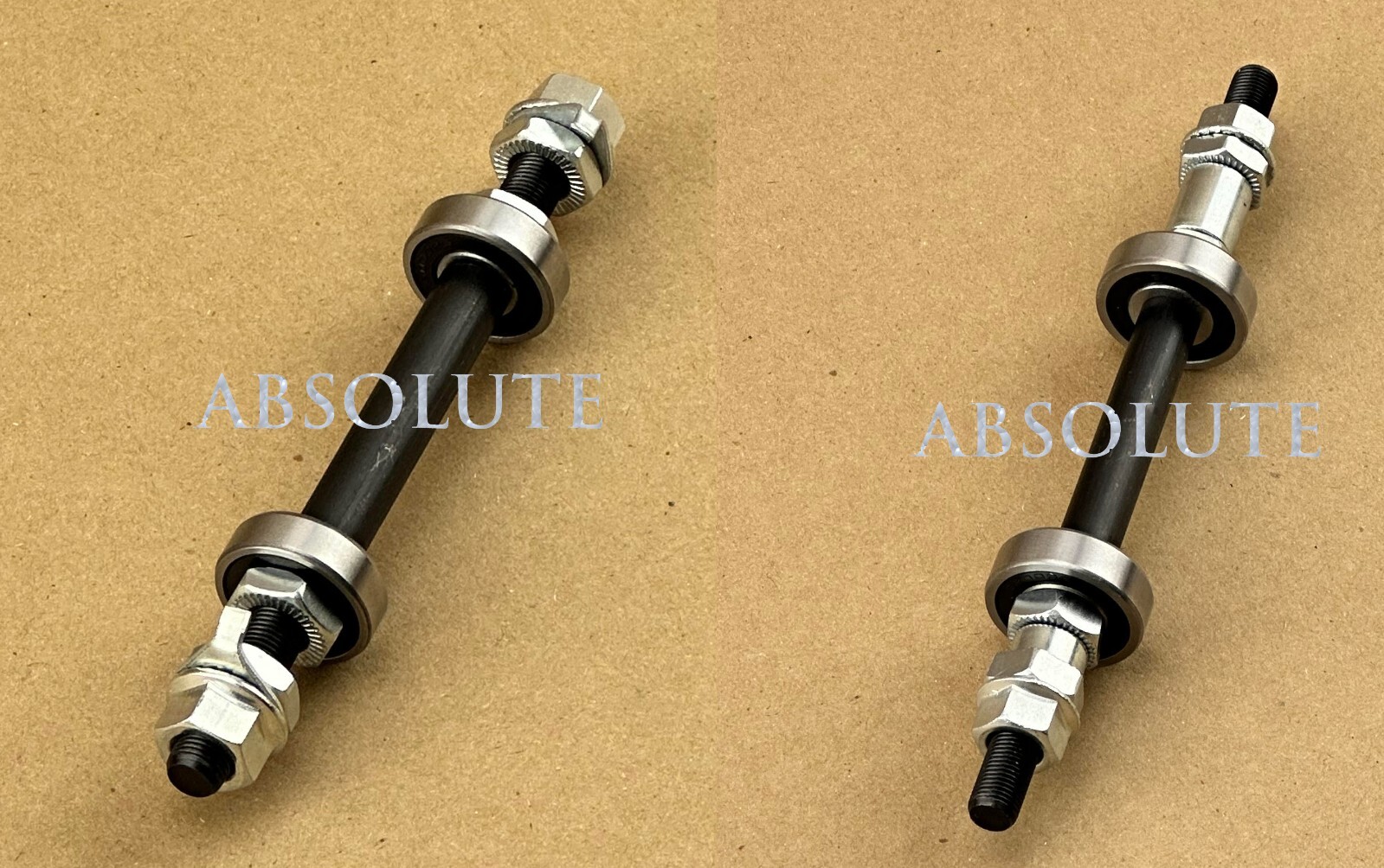 NEW! BICYCLE HUB AXLE W/ SEALED BEARINGS FOR 3/8″ x 26T CRO-MO BMX BIKES.