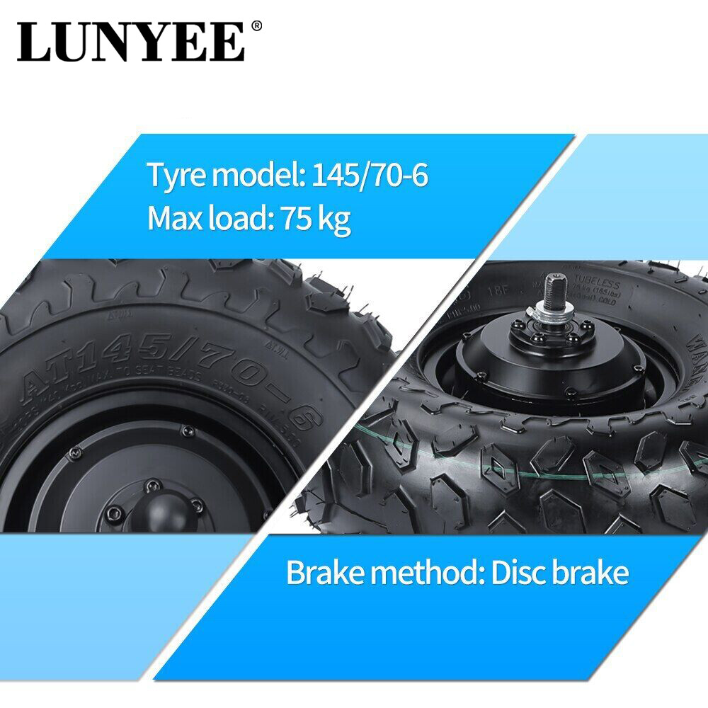 14.5 Inch Gear Hub Motor Kit Unicycle Wheelbarrow Bicycle Conversion Motor Wheel