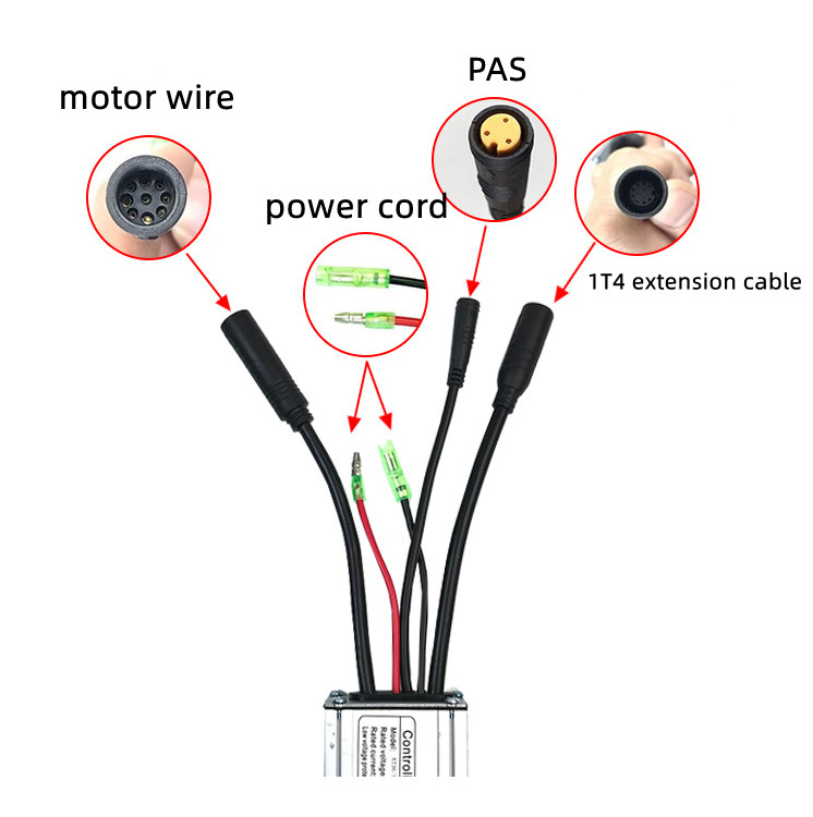 36V 48V 15A Ebike Controller For 250W/350W Brushless Motor Electric Bike Bicycle