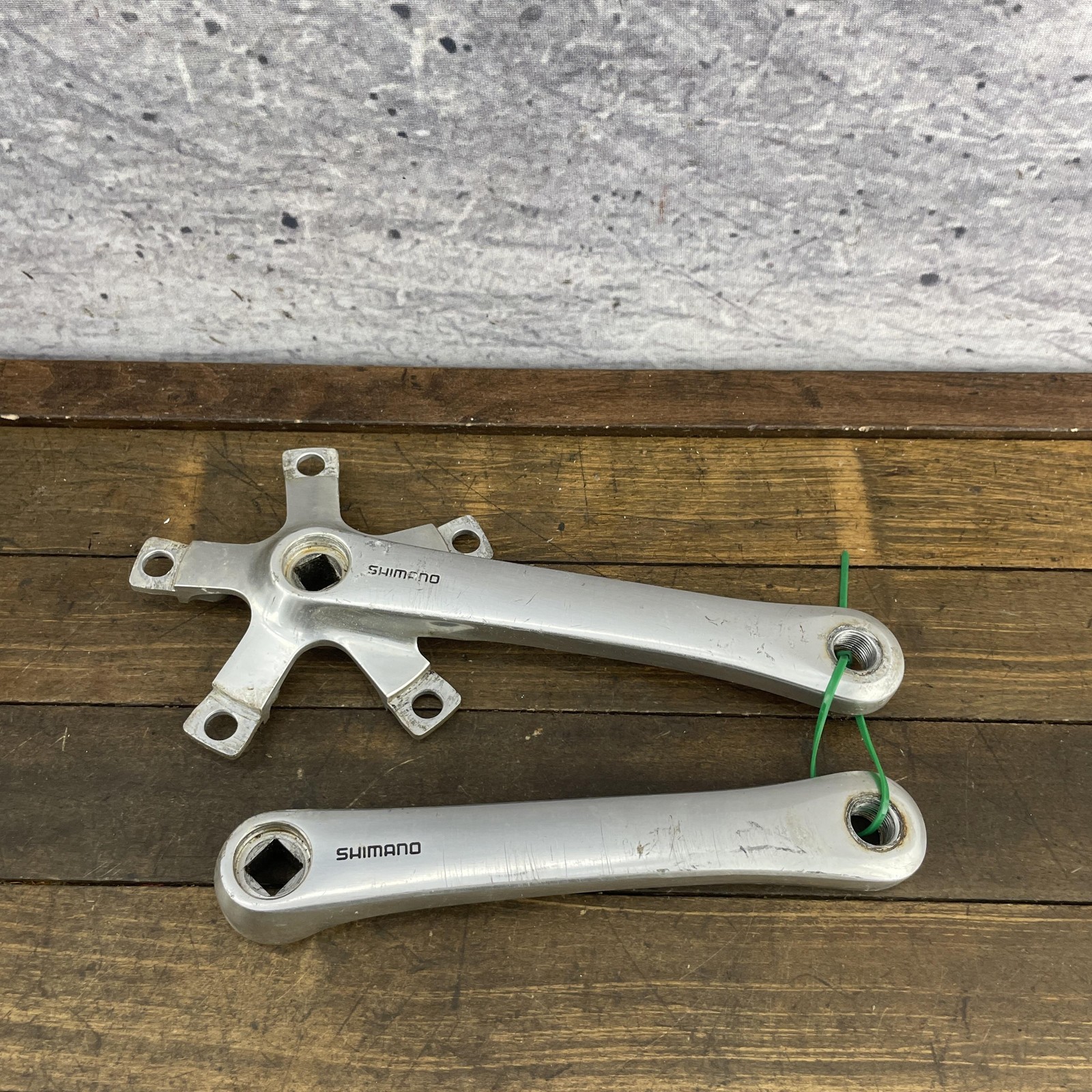 Vintage Shimano Deore XT FC-M730 Crankset 175mm Japan MTB Bike Crank 90s