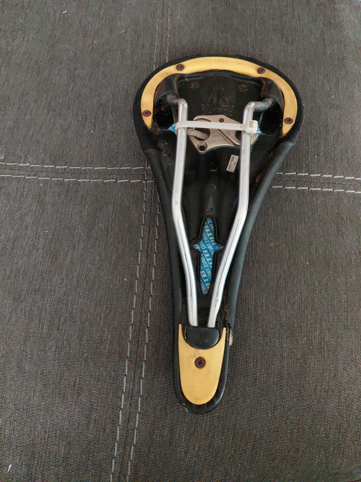 Black WTB Silverado Thinline 82/07 270mm x 130mm Titanium Rail Saddle