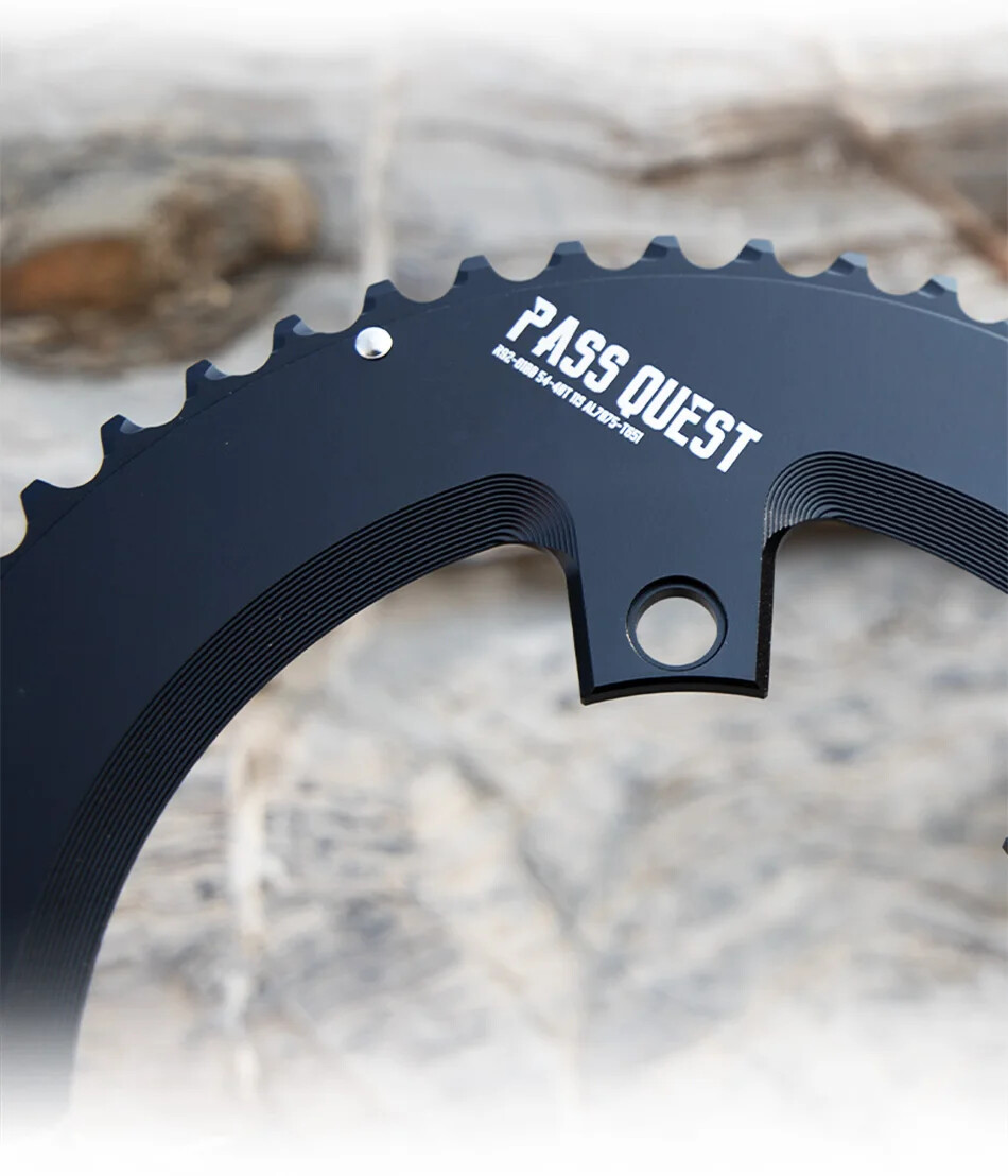 110bcd 4 Bolts Double Chainring 54T-35T Road Bicycle Crankset Round Chainwheels