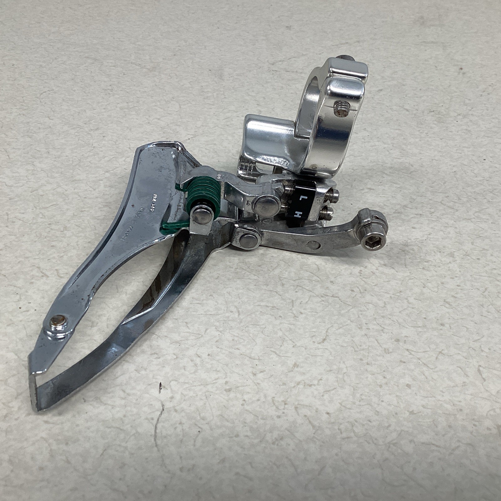 Sachs Quarz 31.8mm Bottom Pull Front Derailleur Braze On W/ Clamp Adapter