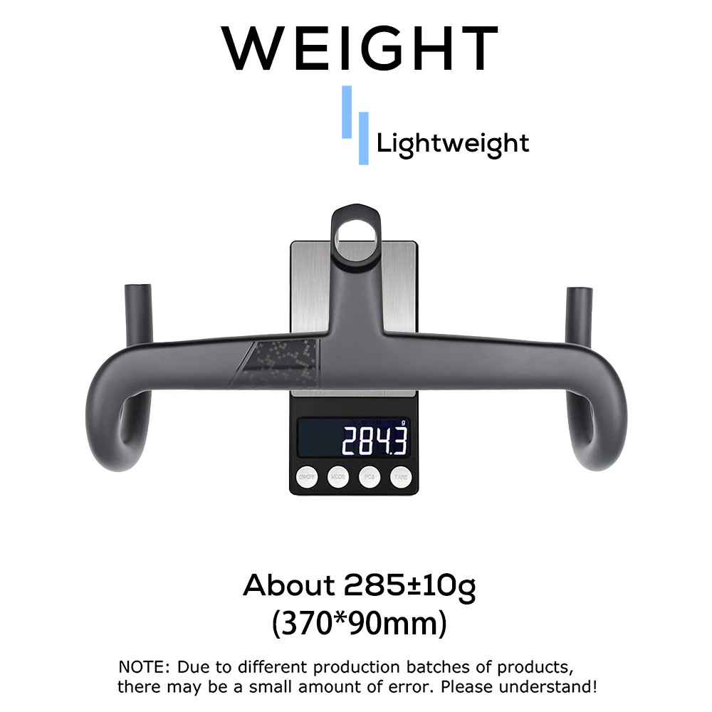 Road Bicycle Integrated Carbon Handlebar 370 -430mm -6 Degrees for V4RS V5RS C68