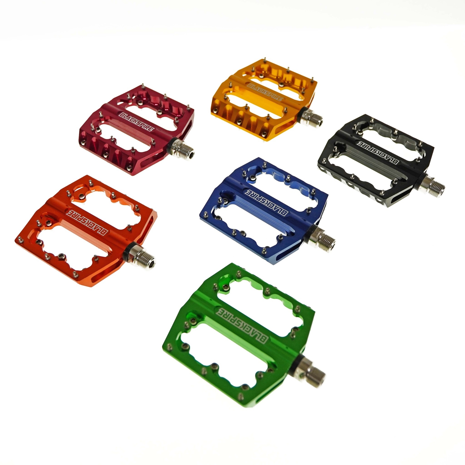 Blackspire SUB420 Platform Pedals 9/16″ Mountain Bike CNC Alloy Pedal 6 Colors