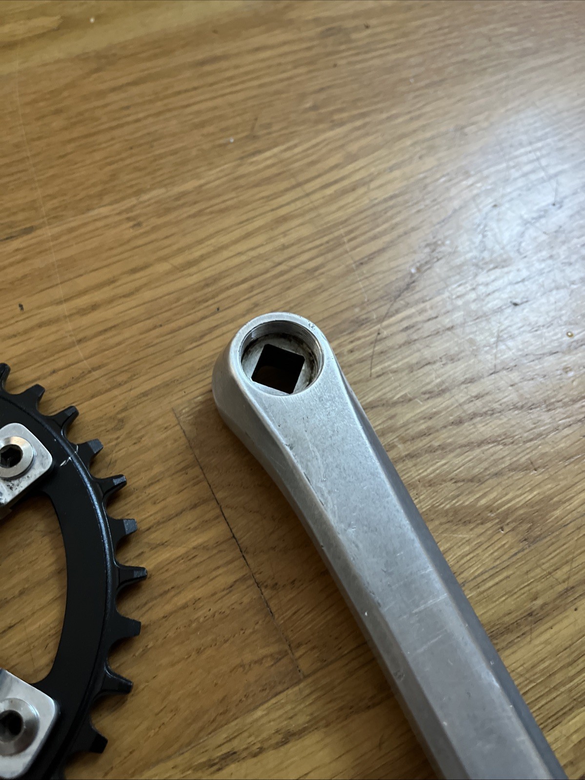 Vintage Shimano FC-B124 Crankset 175mm Square Taper 110 BCD Made in Japan