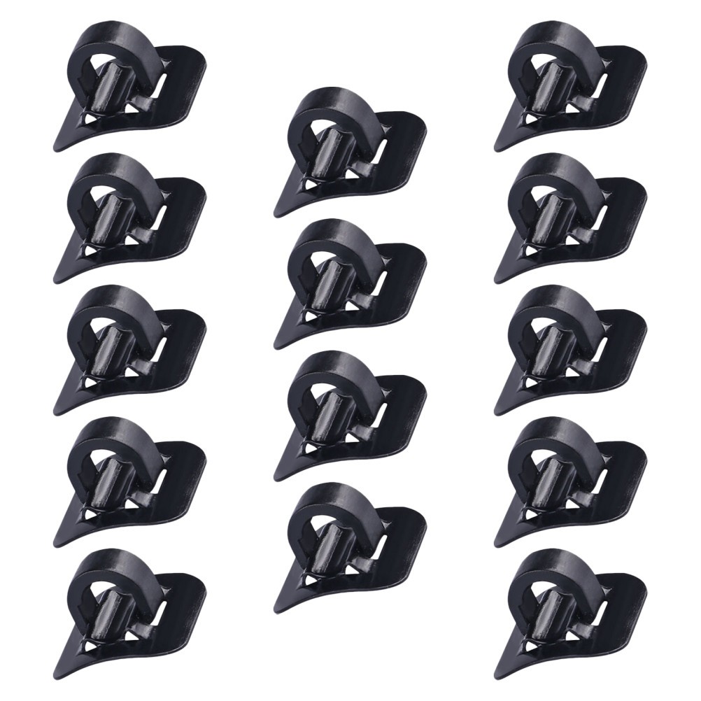 16Pcs Durable Bike Cable Clips Aluminum Alloy and Plastic Brake Line Clamps