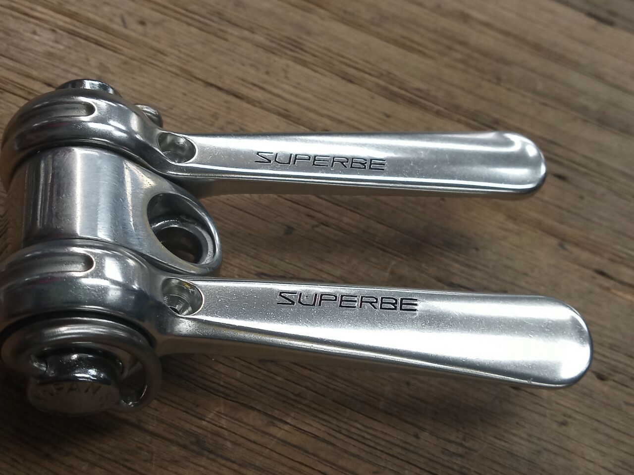 NOS Vintage Suntour SUPERBE PRO Downtube Top Braze On Mount Friction Shifters 
