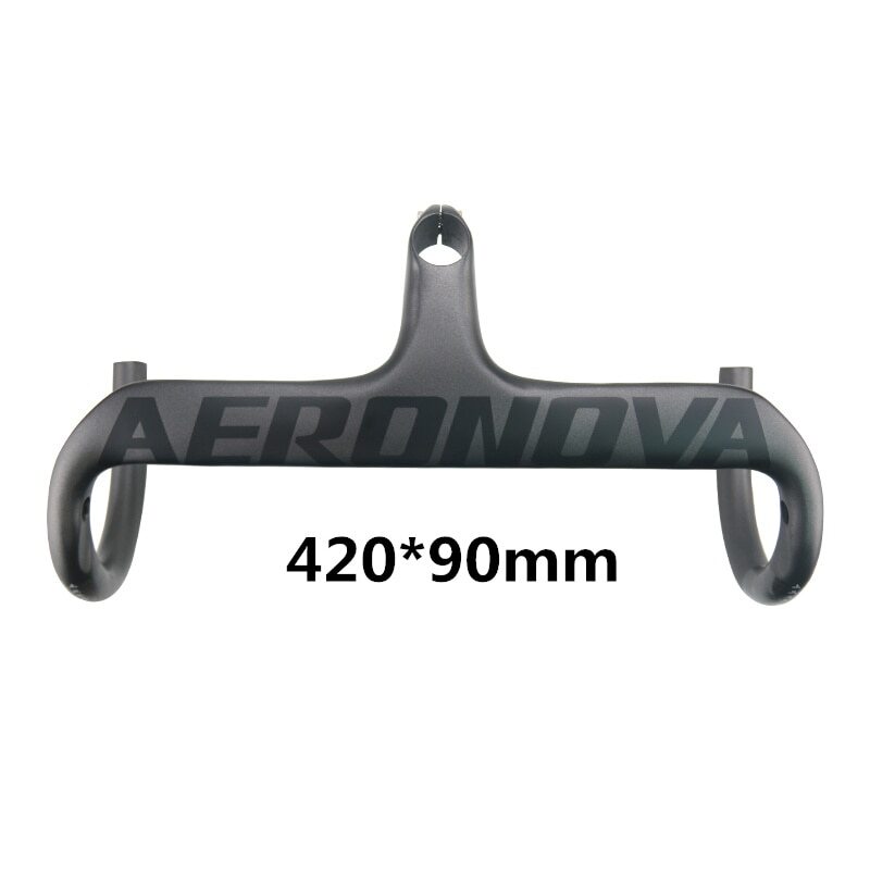 400/420/440mm Bicycle Integrated Handlebar Carbon Fiber Road Bike Drop Bar