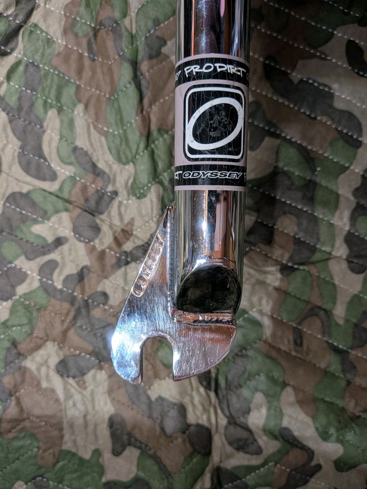 Odyssey Bmx Pro Dirt 14mm Forks Mid School Chrome S&M T1 Primo Used
