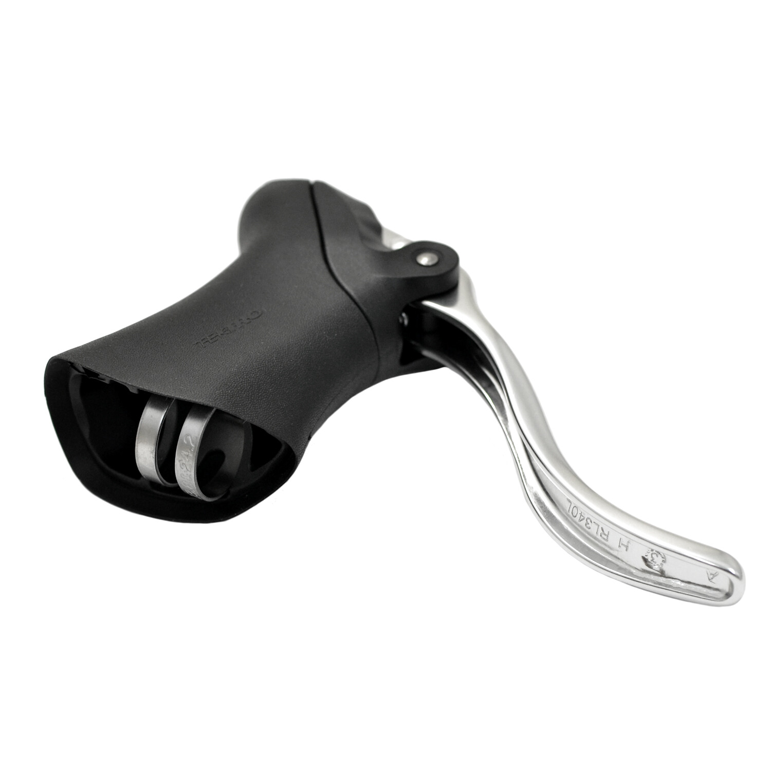 TEKTRO RL340 Brake Lever Set Road Bike 23.8mm & 24.2mm Rubber Hood Brake ,Silver