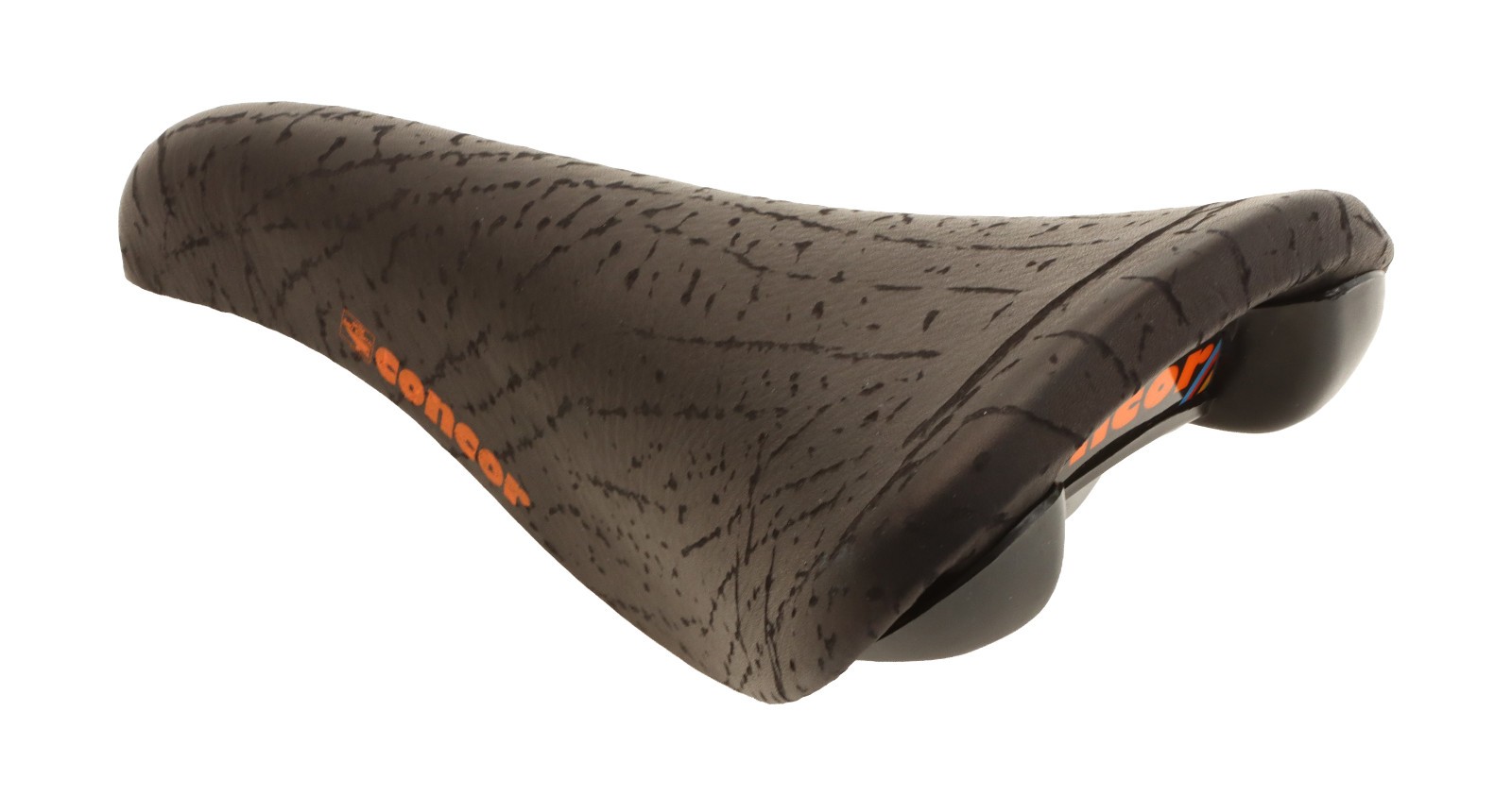 Selle San Marco Concor Supercorsa Hi-Pro Saddle Black Patterned Leather NOS NEW