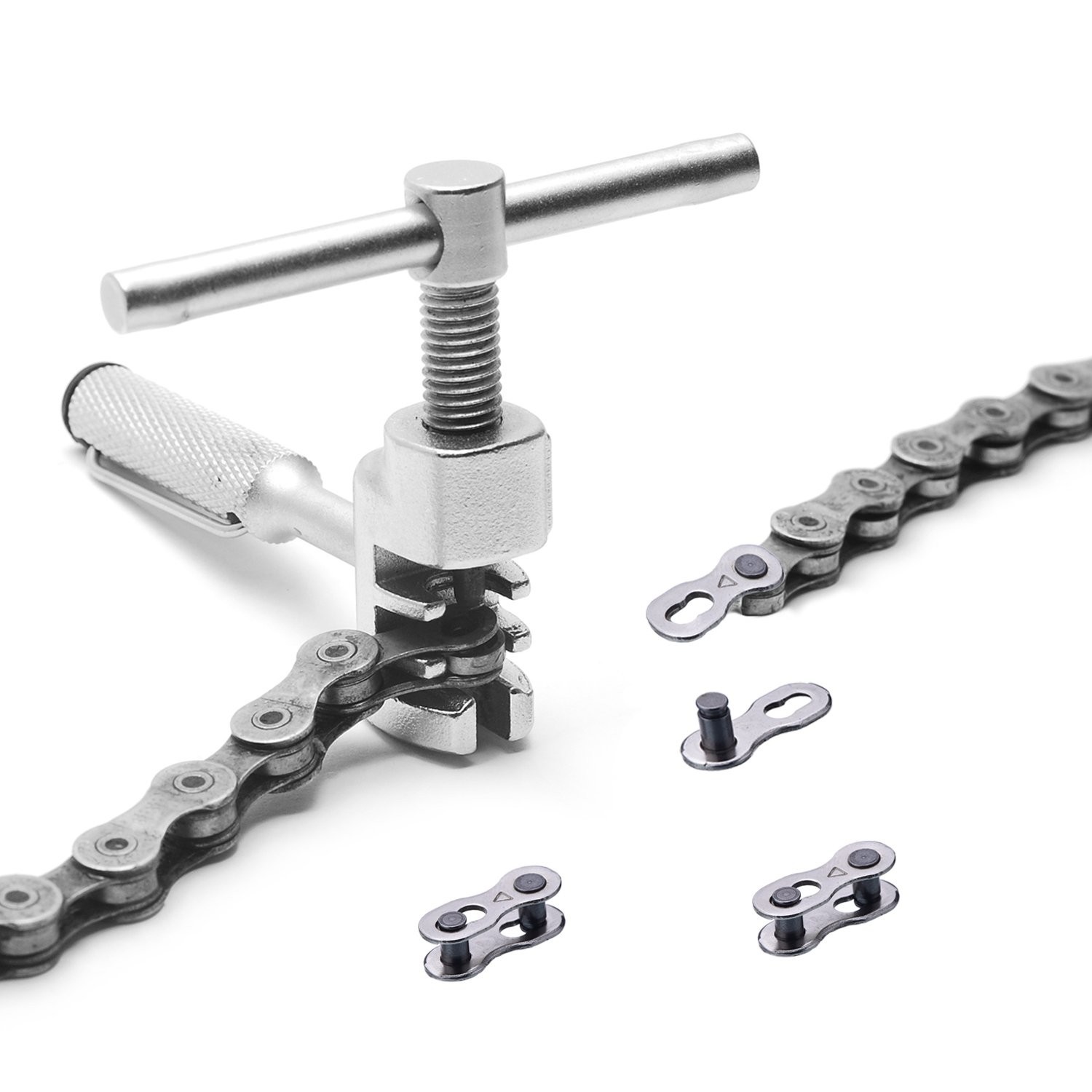 Compact Bicycle Missing Link Set for 6-10 Speed Chains – 16 Steel Pieces