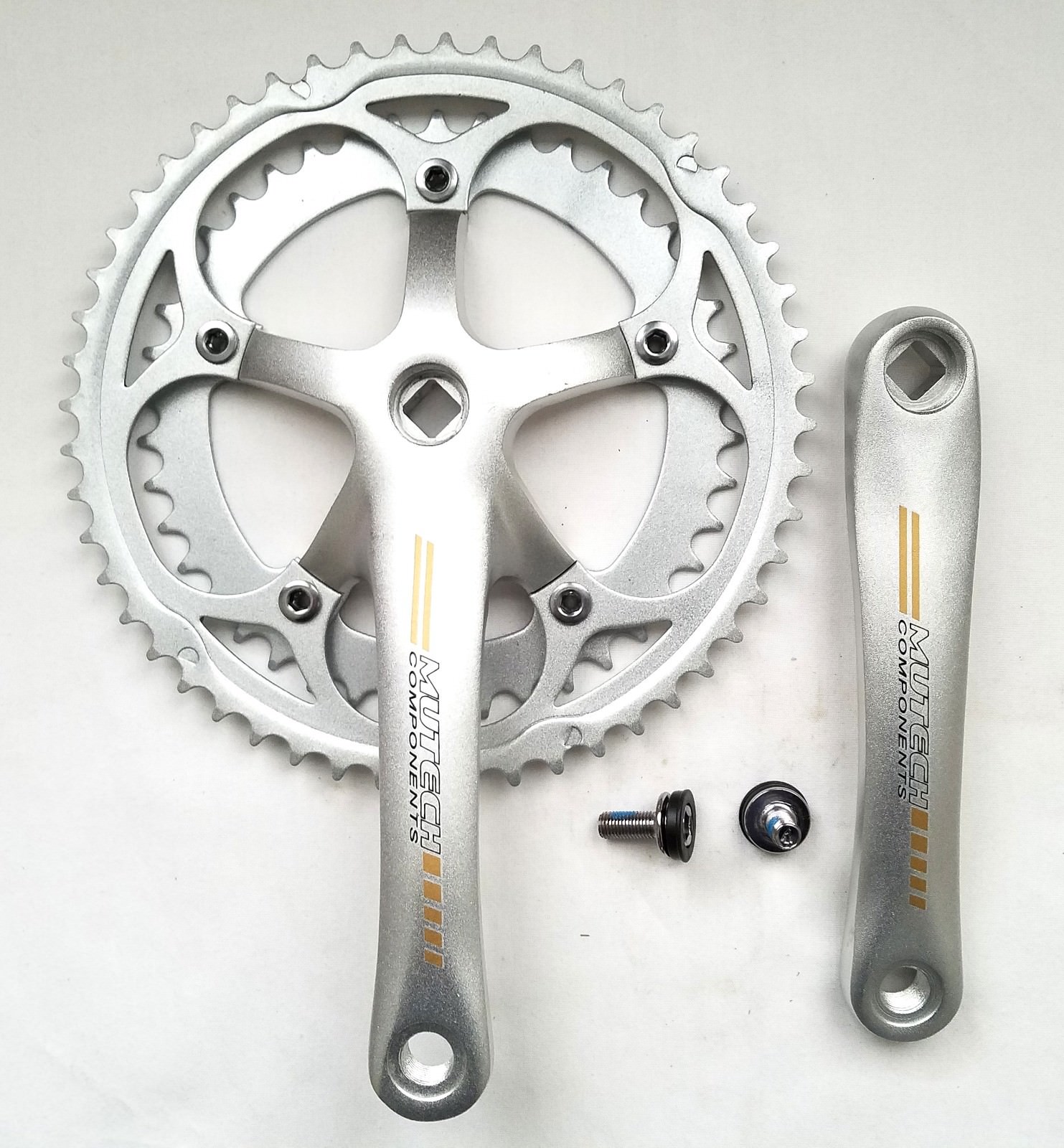 Aluminum 7/8s Road Crankset 52/42t Silver 170mm