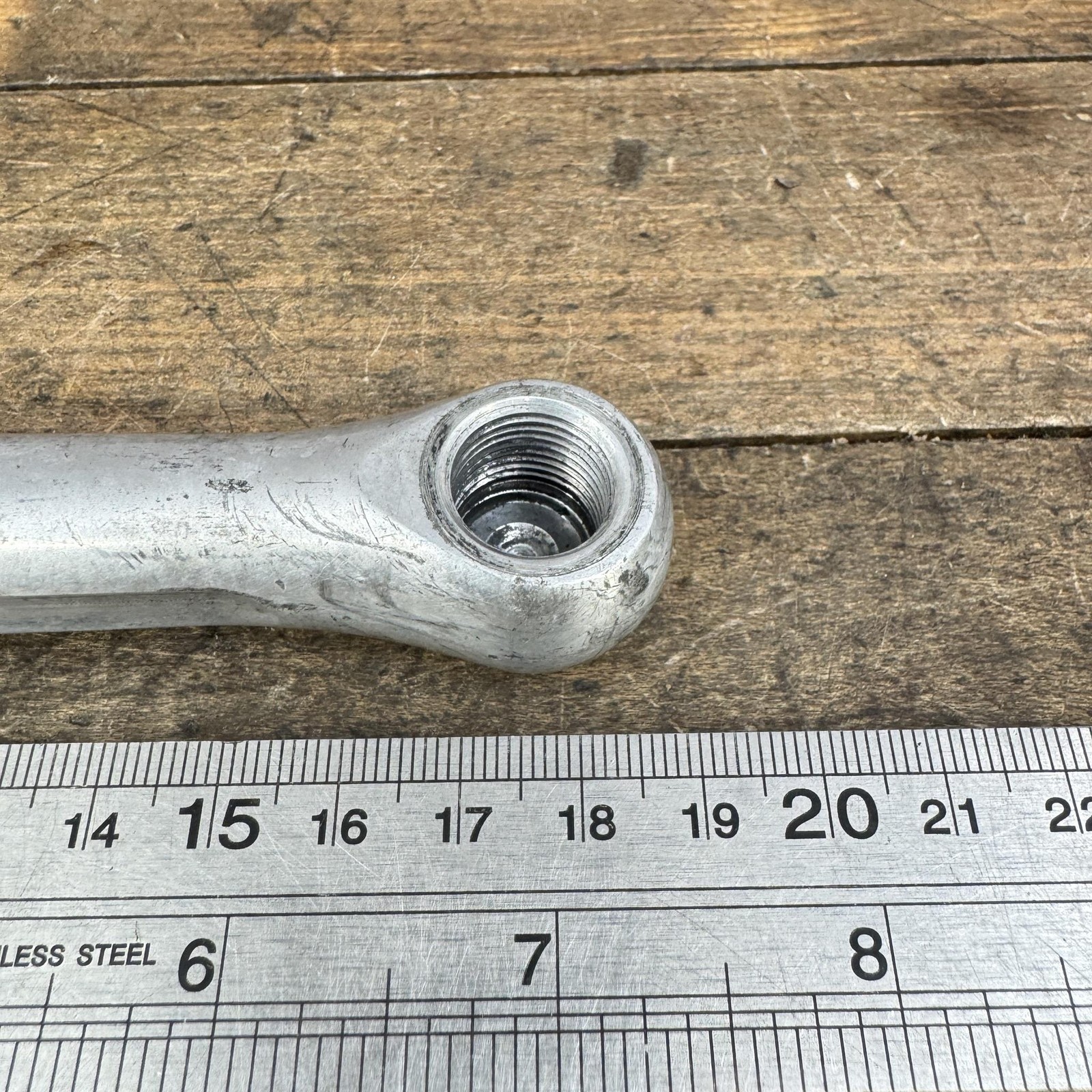 Vintage Topline Crankset 175 177 Crank 130 BCD Square Taper Road Bike Alloy Arms