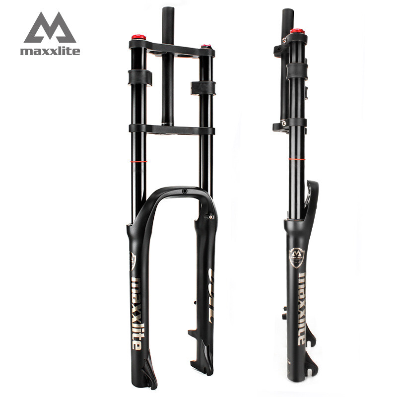 Snow Bicycle Suspension forks Fat Bike Front Fork Double Shoulder Air frok