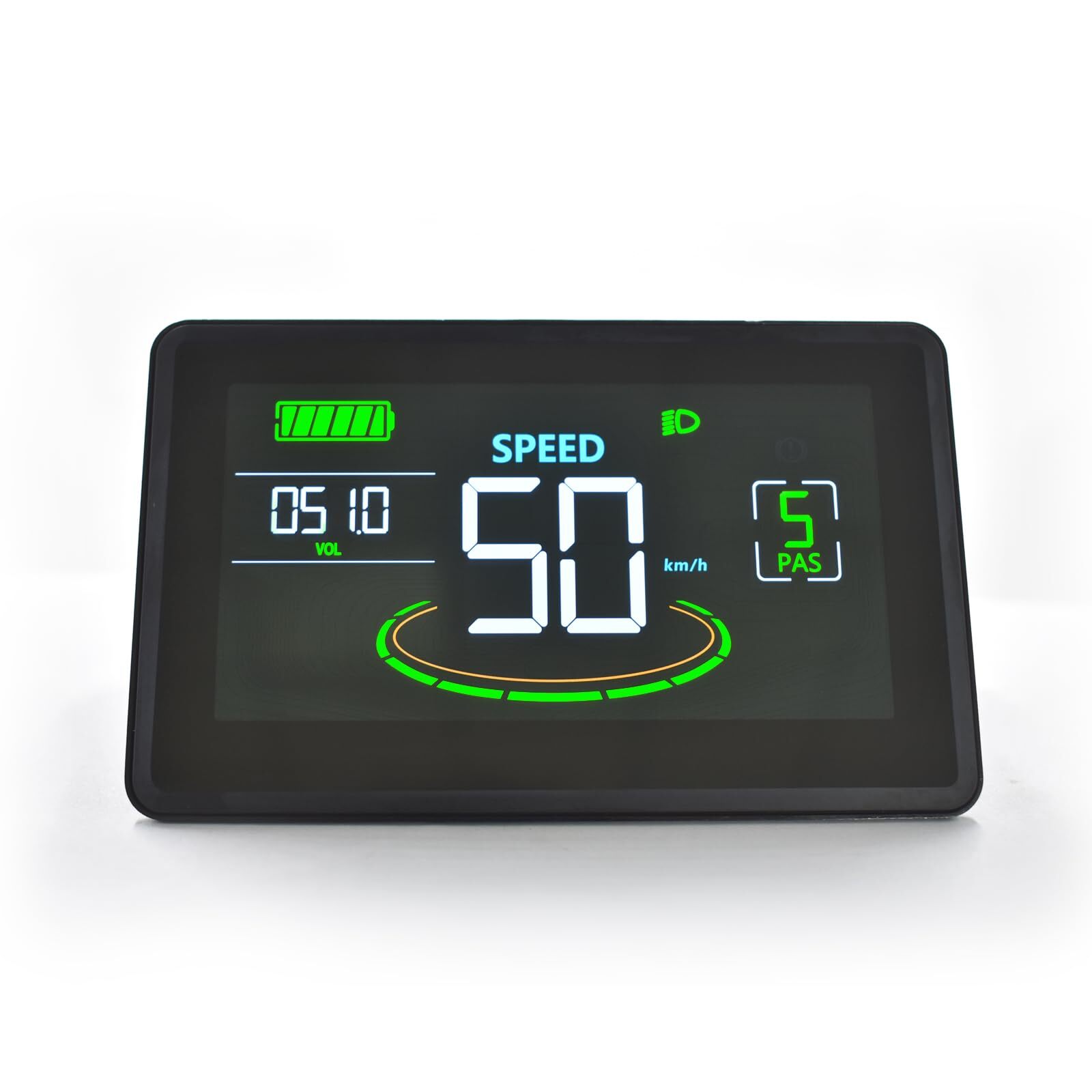 Ebike H6C LCD Display Control Electric Bicycle Speed Meter Speedometer UART No2