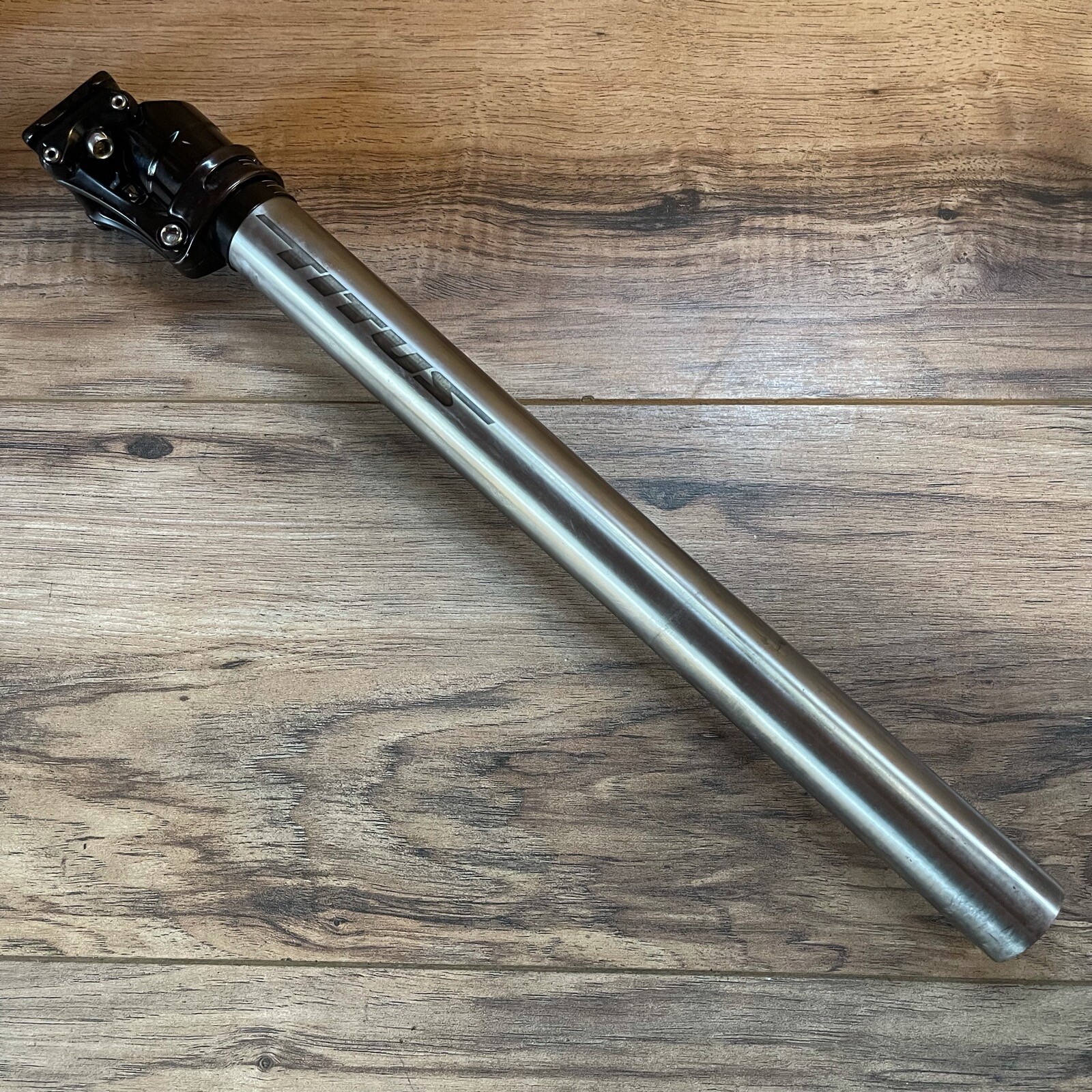 Rare Titus Titanium Seatpost 31.6 400mm Adjustable Offset 228g