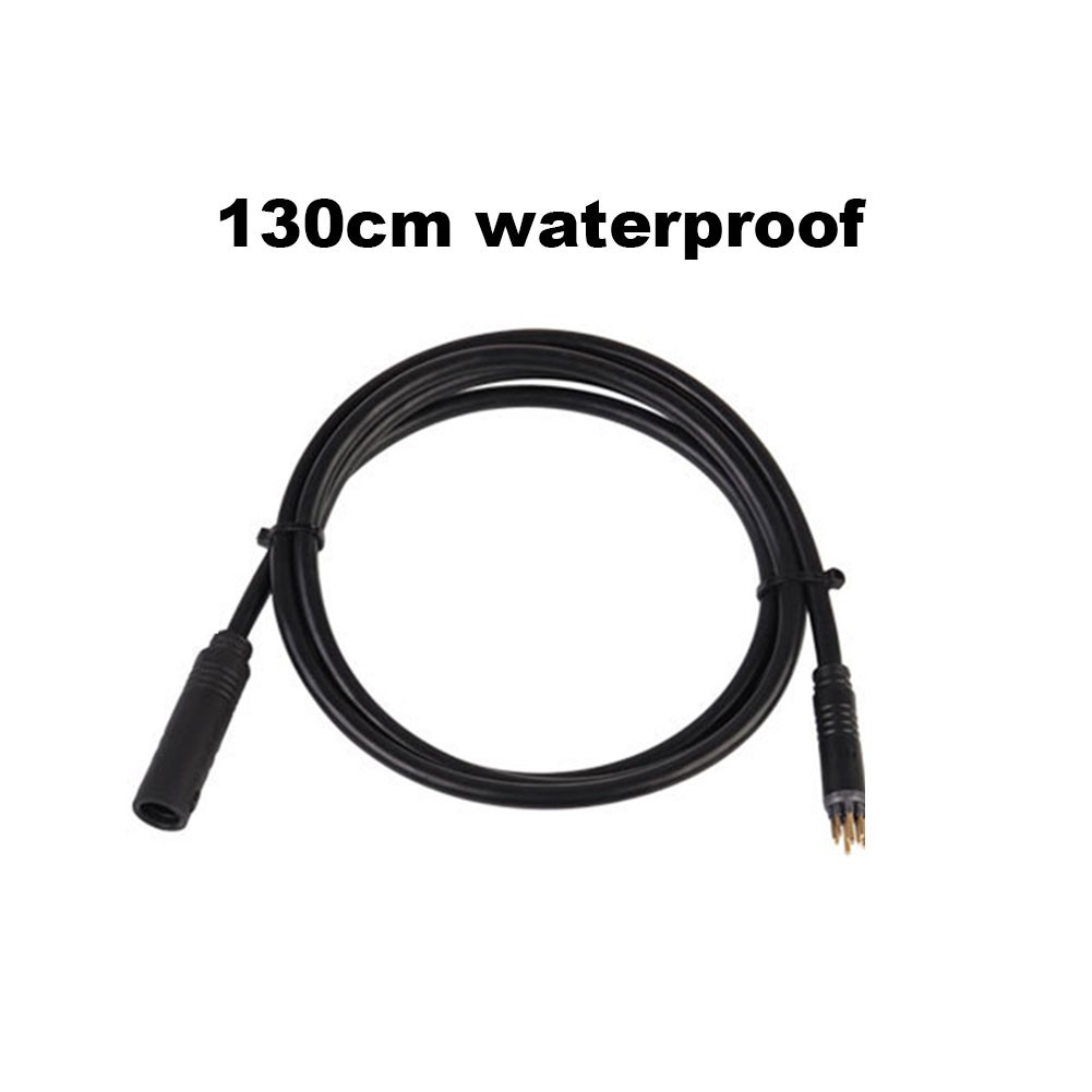 Electric Bike Motor Extension Cord Waterproof 9 Pin Connector 80cm 130cm