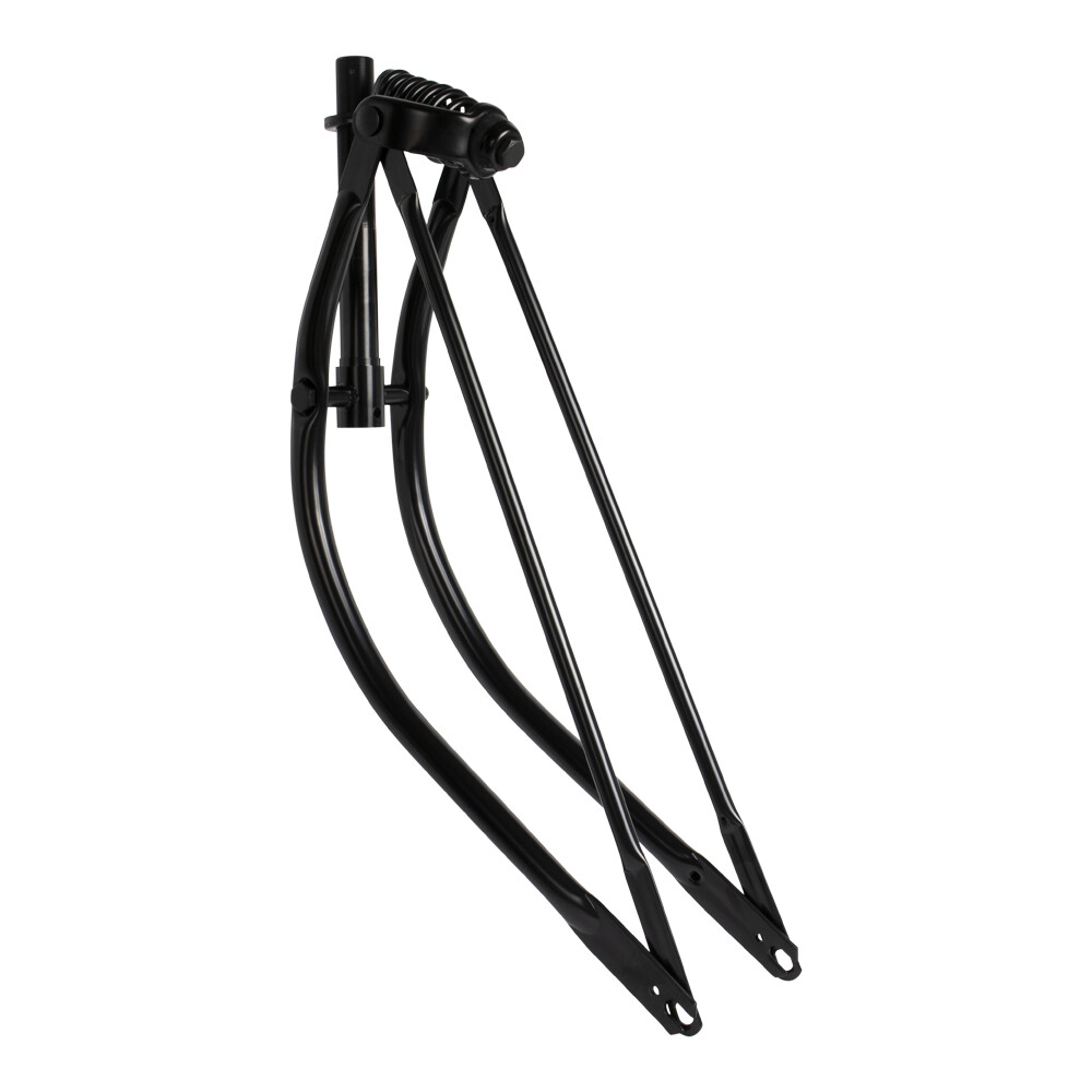 OG Bike 26″ Bent Spring Fork 1″ BLACK Lowrider Cruiser Bicycle Part