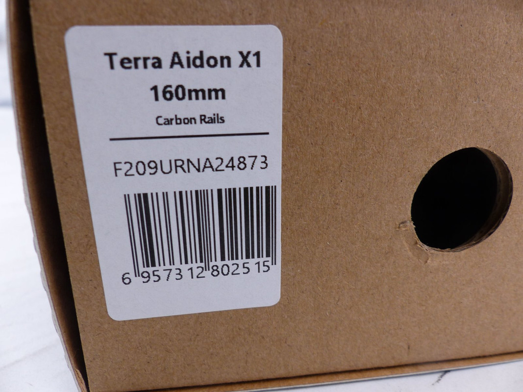 FIZIK TERRA AIDON X1 160MM CARBON BLACK BIKE SEAT SADDLE