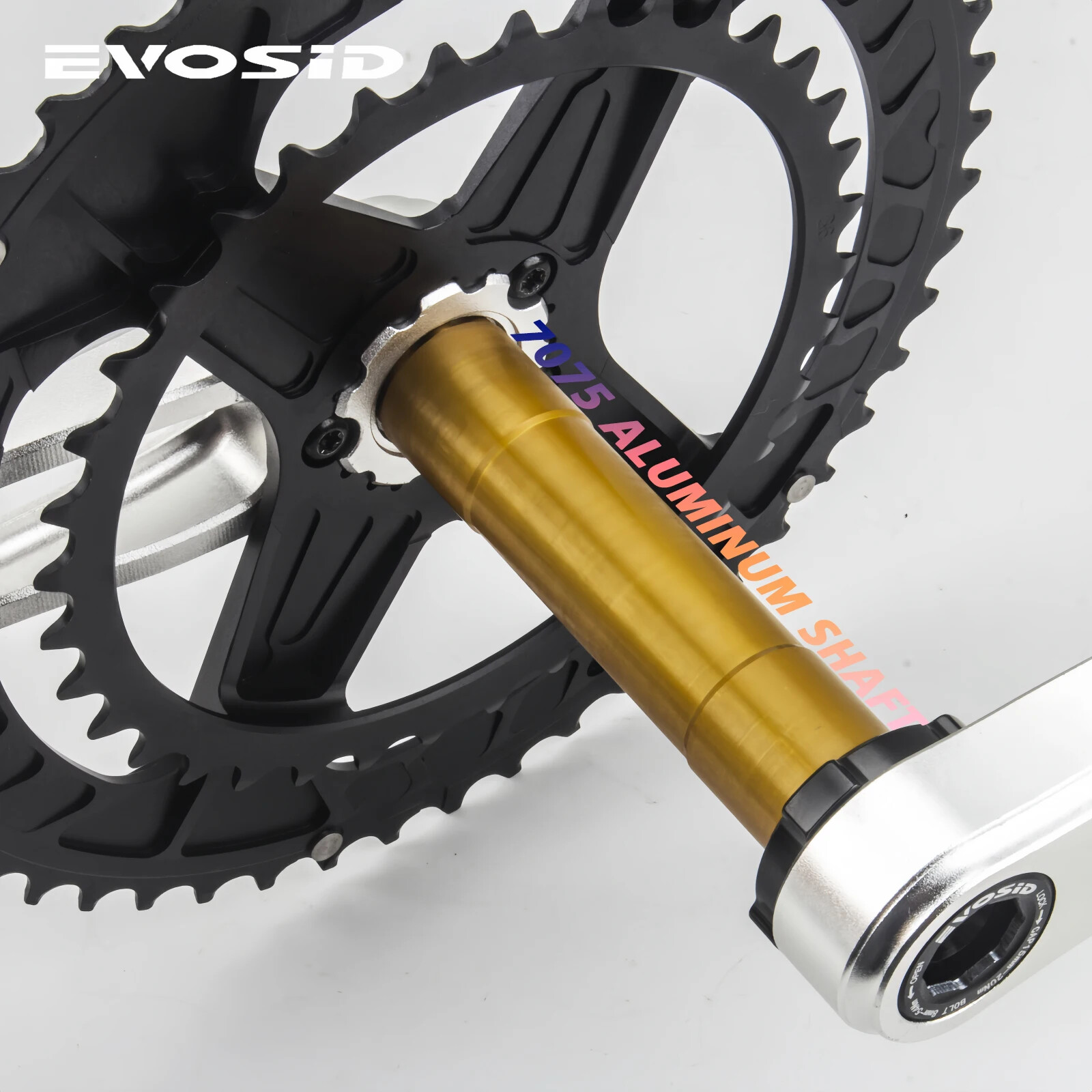 165mm Folding Road Bike Crank 52-36T 12 Speed 2X Chainring with Bracket Crankset