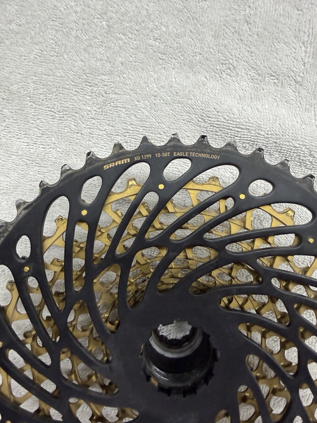 SRAM XX1 Eagle XG-1299 Eagle Cassette 12 Speed Rainbow 10-52 Gold 10-50