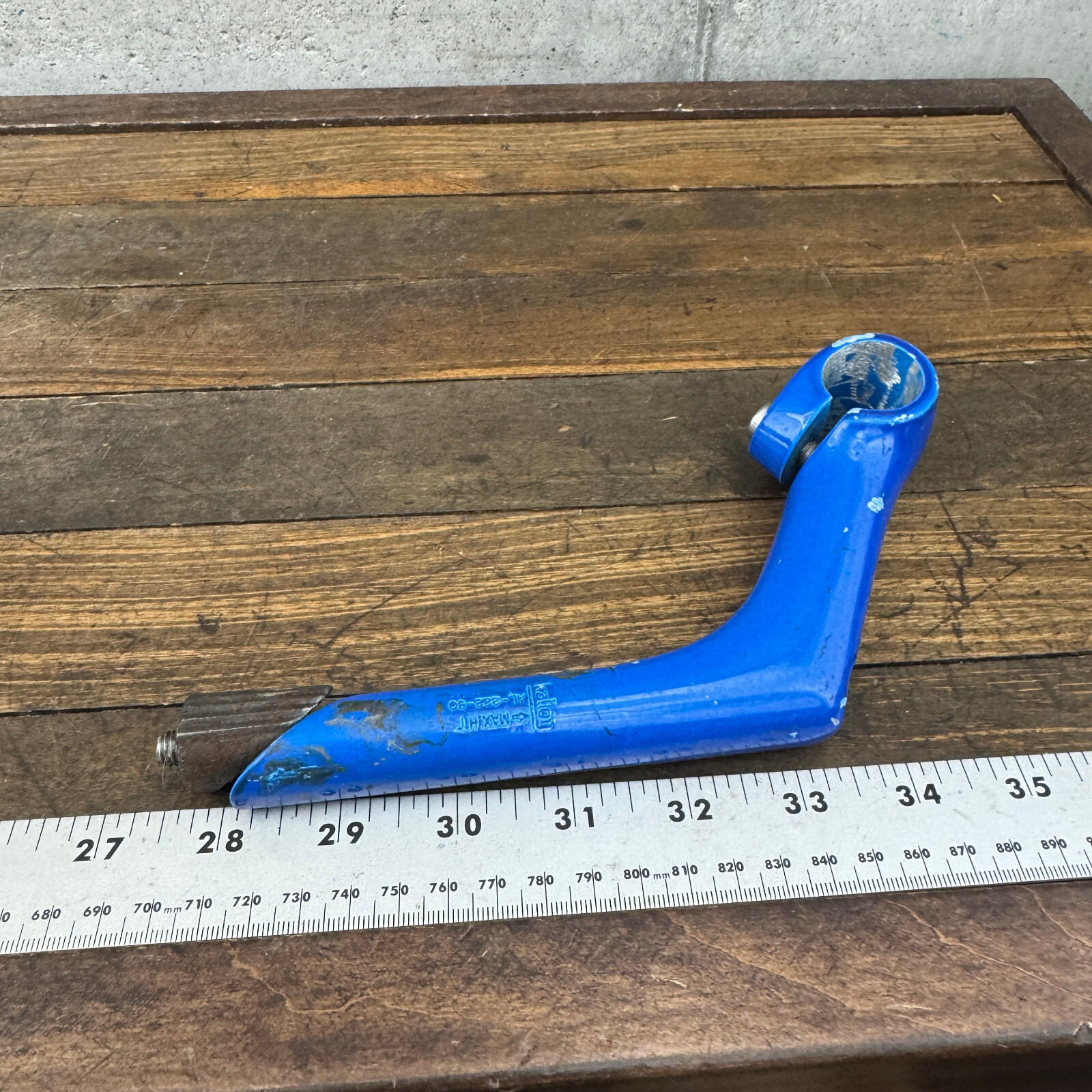 Vintage Riser Stem Blue 80 mm Reach 25.4 mm Gravel Grinder Cafe 22.2 ATB MTB