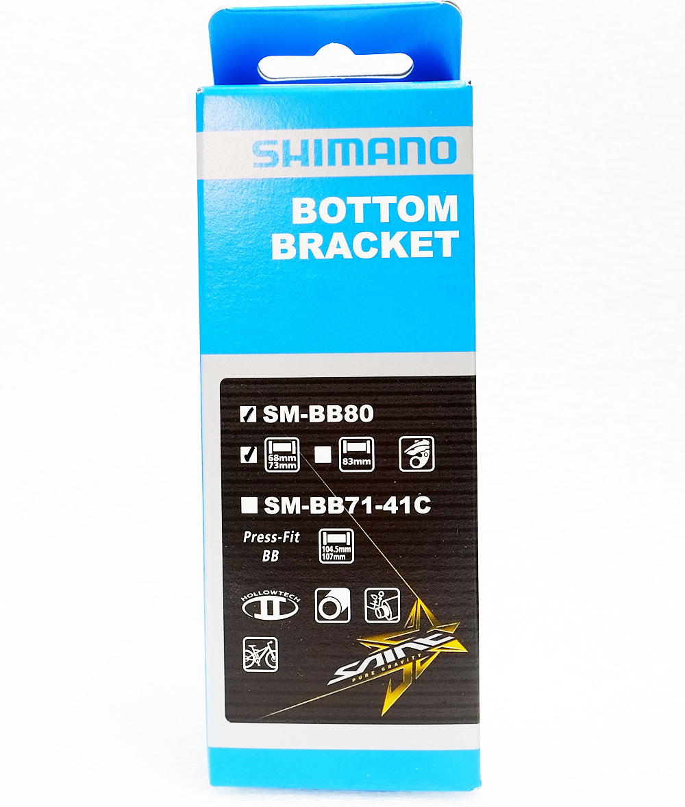 Shimano Saint/Zee SM-BB80 English 68mm/73mm MTB Bottom Bracket, NIB, BSA