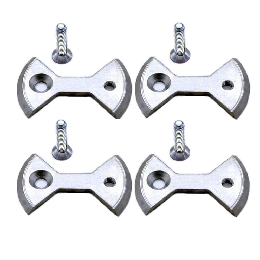 Titanium/Ti Pedal Plate/Bow Tie* 4pcs Only Fit SpeedPlay X Series:X1,X2,X5
