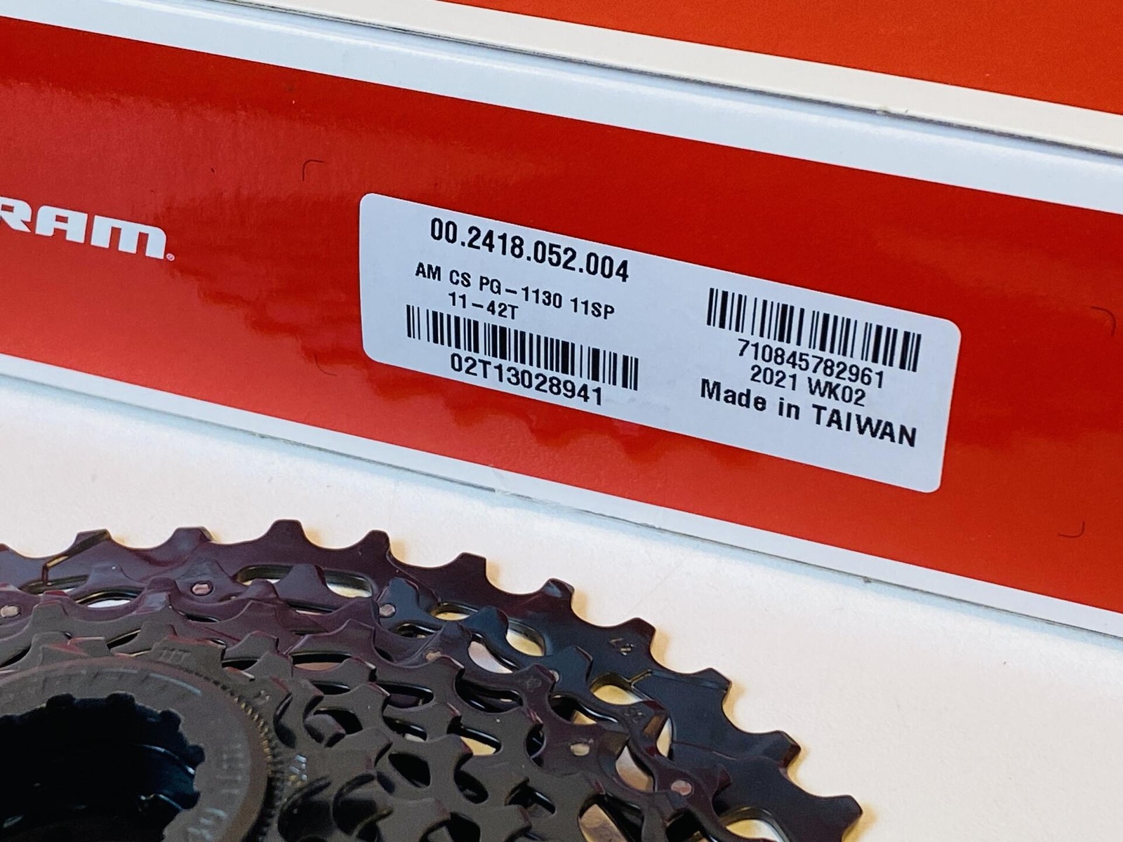 SRAM PG-1130 11-42t 11-Speed Cassette – Black