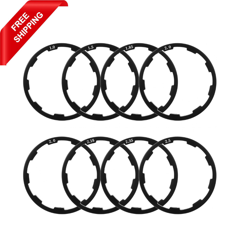 Aluminum Alloy Bike Cassette Spacer Set for 7-11 Speed Bottom Brackets