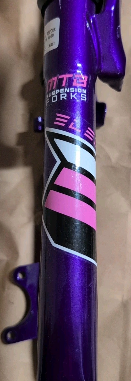 Element Purple & Black All-Terrain MTB Suspension Forks For Mountain Bikes 26