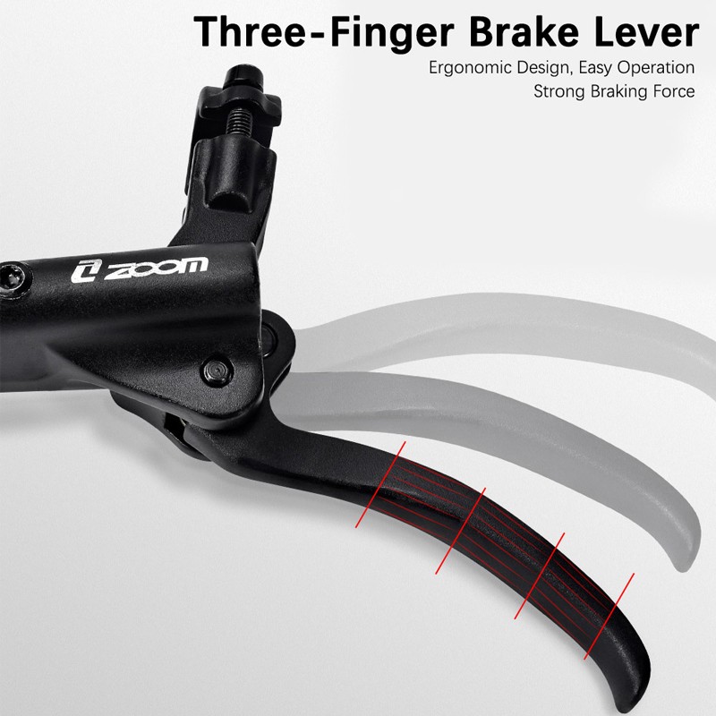 ZOOM HB876 Hydraulic Disc Brake 4-Piston Caliper Front/Rear Caliper 800/1400mm