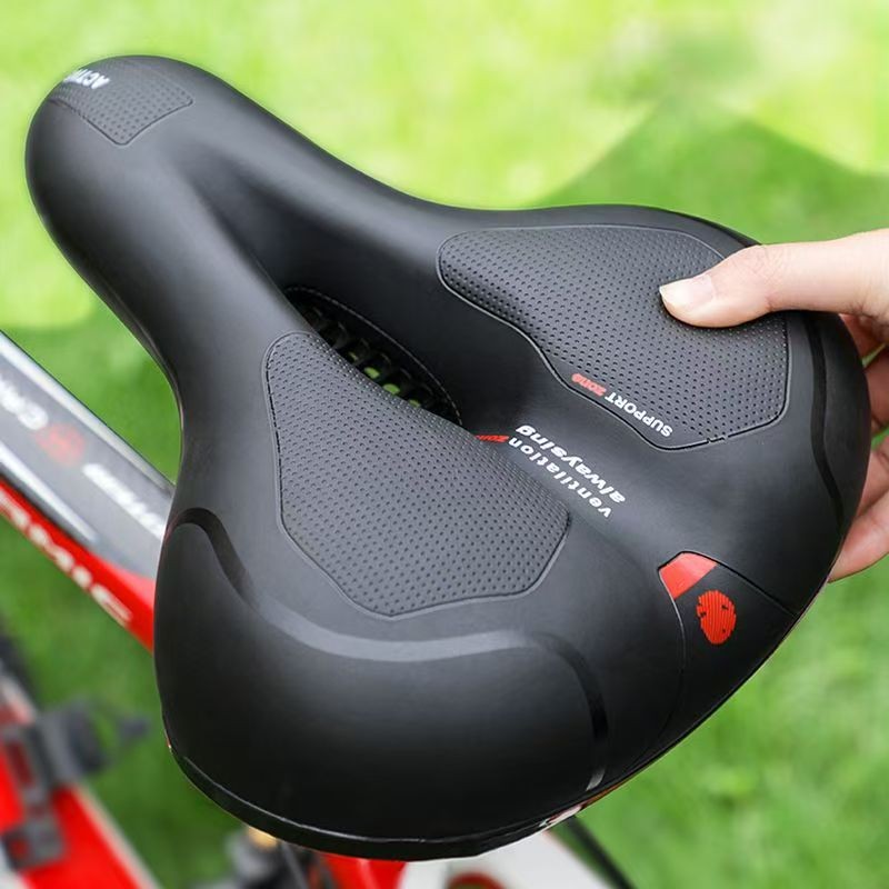 Bicycle Saddle bike Comfort Wide Soft Gel Bike Seat Sporty Air Cushion men women