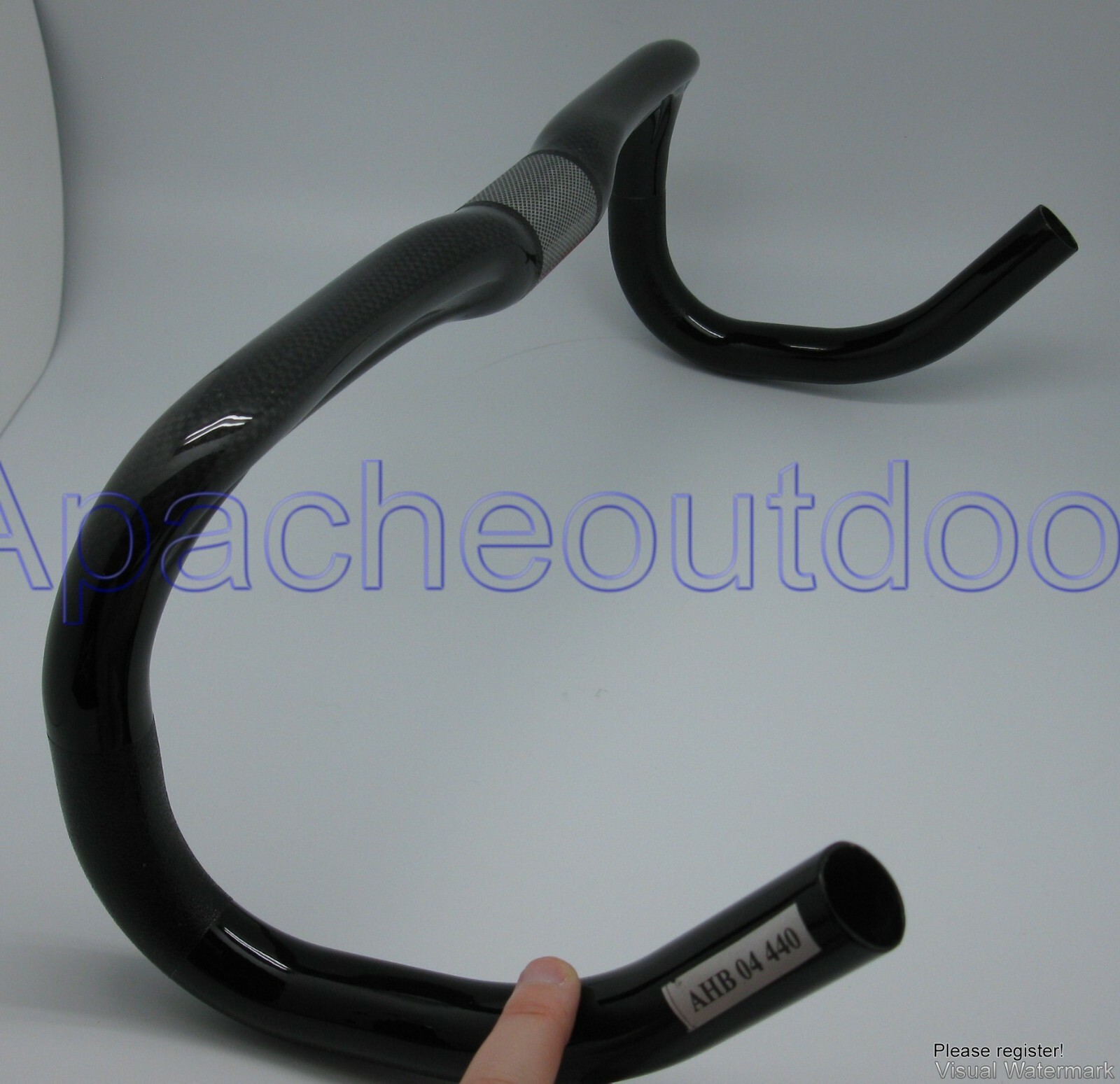 Road Bike Full Carbon Racing Drop Handlebar 31.8mm 225g 3K AHB04 440mm/460mm USA
