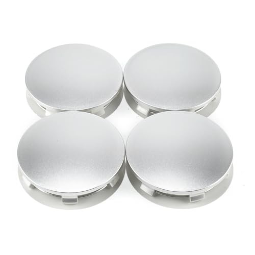 4 PCS 83mm Wheel Center Caps Compatible with Tahoe Suburban Yukon Silver